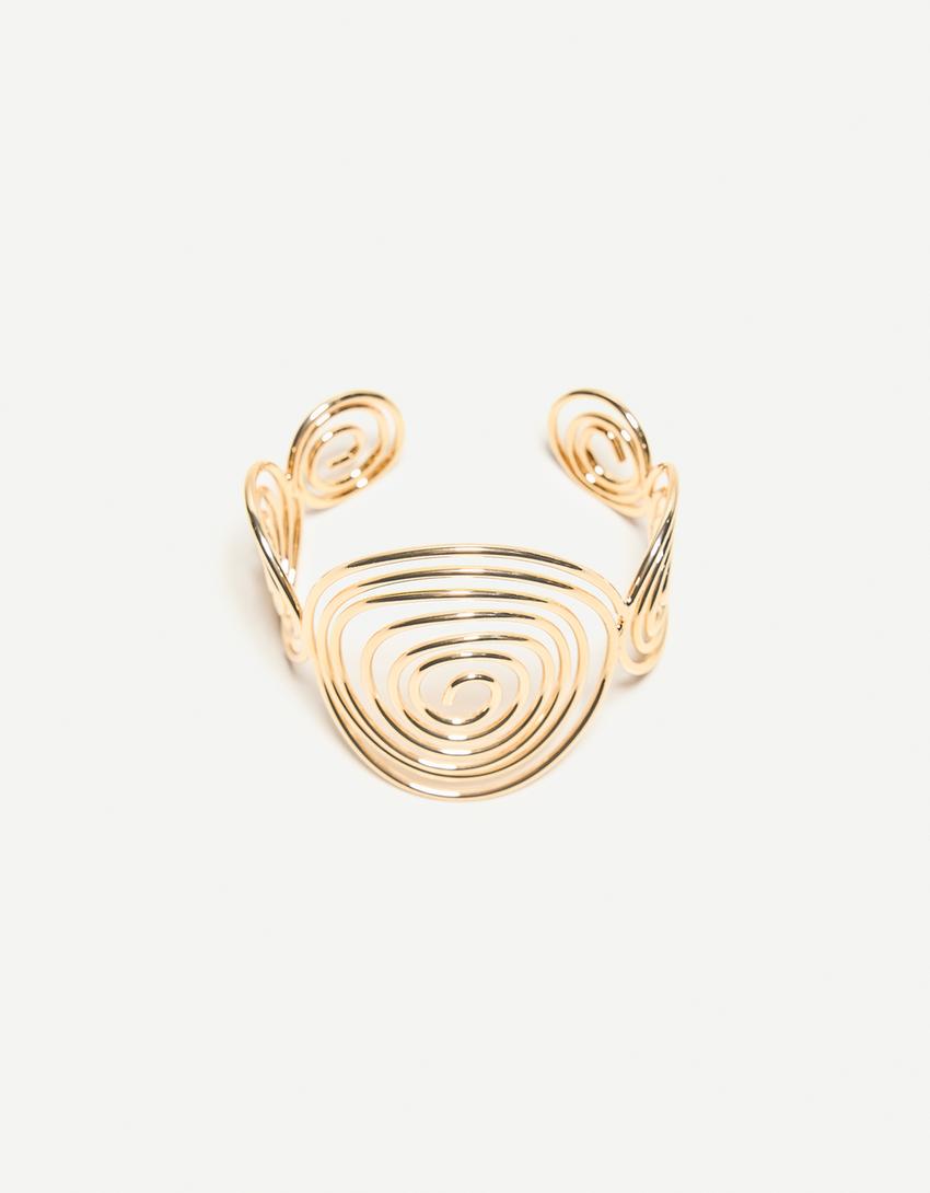 Bracelet spirale signature edition-Or