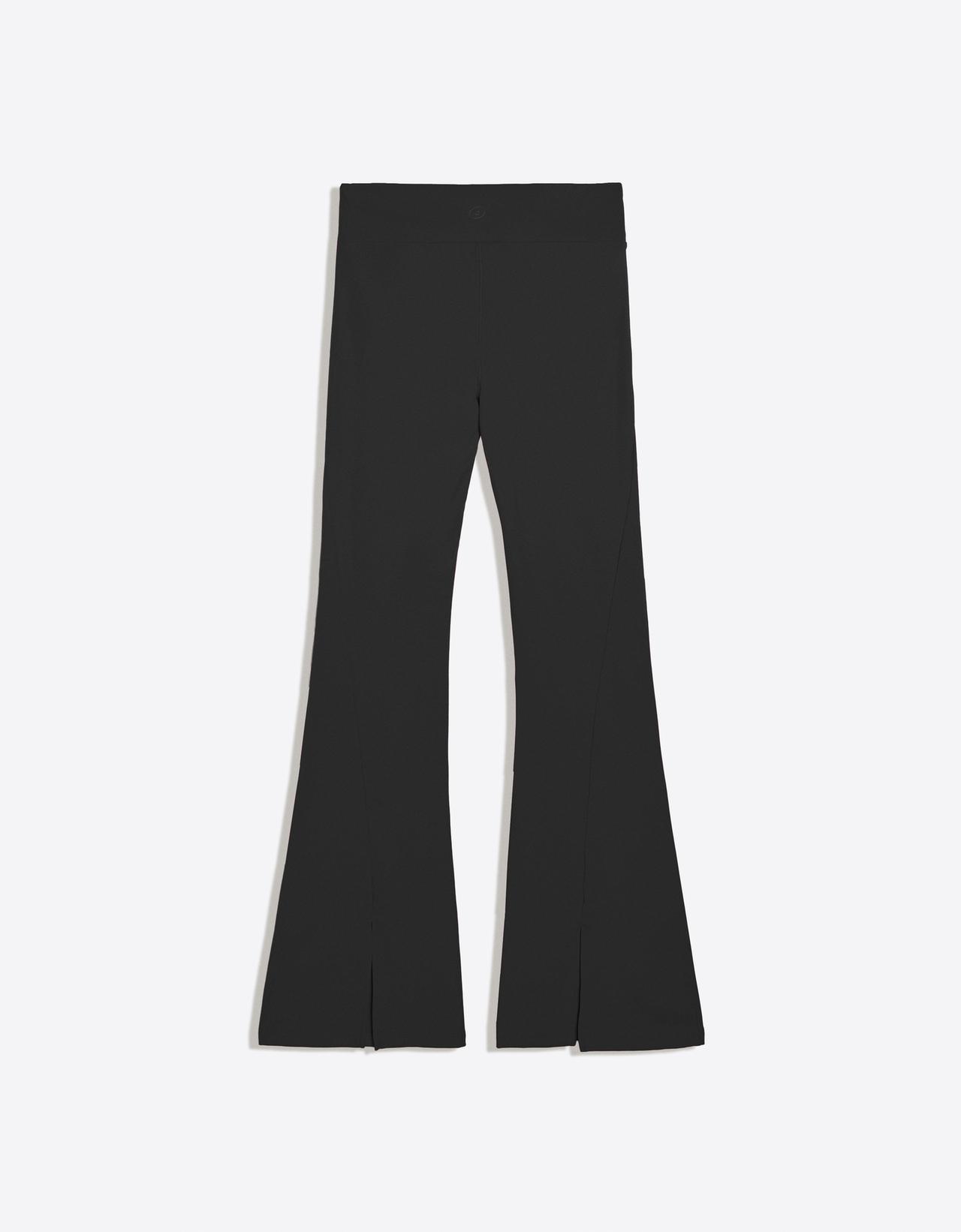 Technical flared trousers Breathable & Quick-Dry — Black