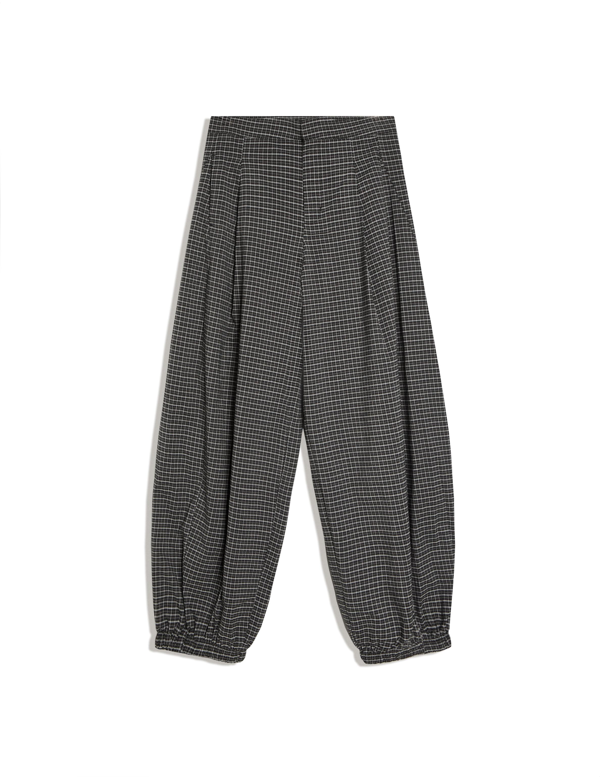 Checked bloomers — Dark grey