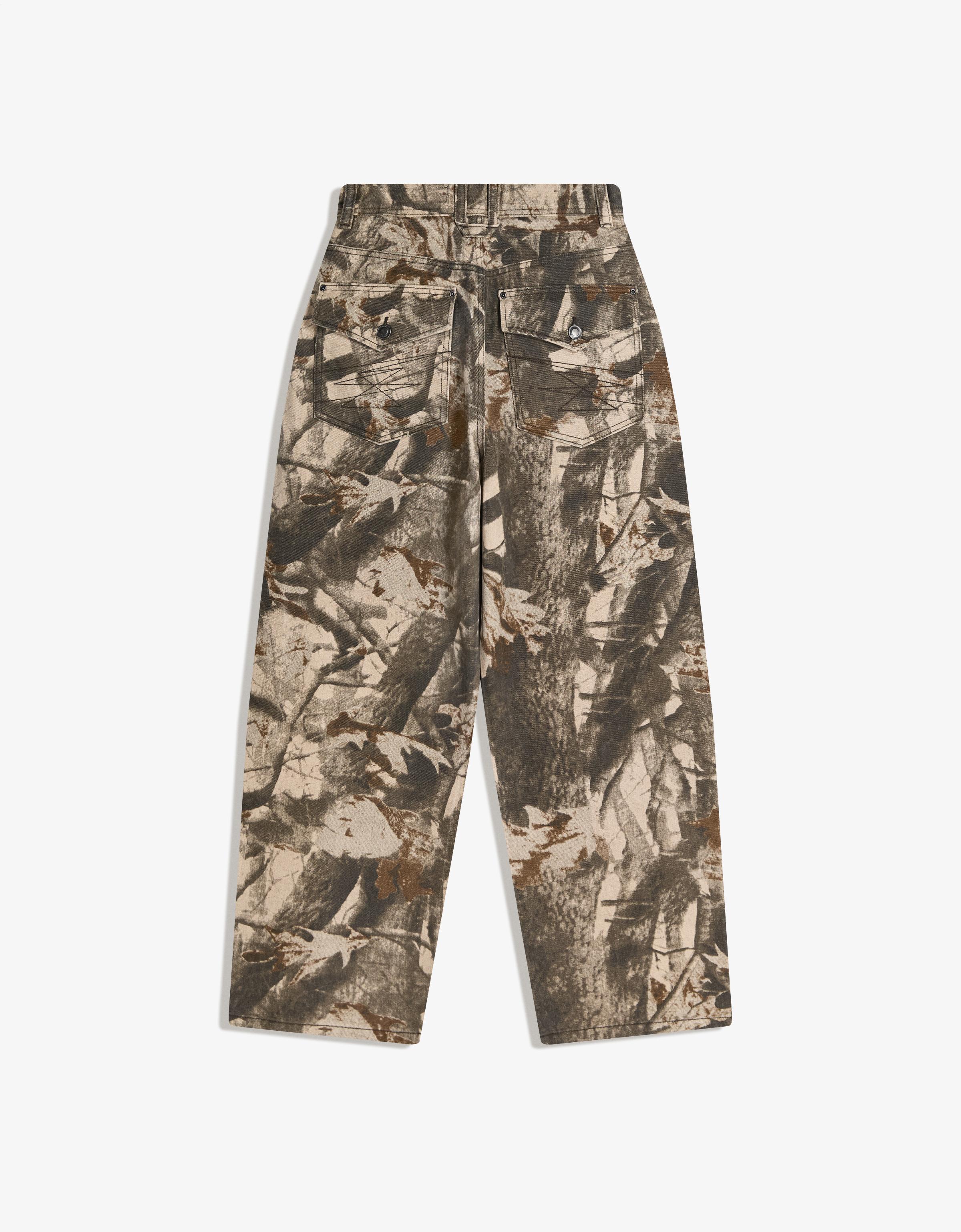 Baskılı super baggy fit pantolon - Görsel 42