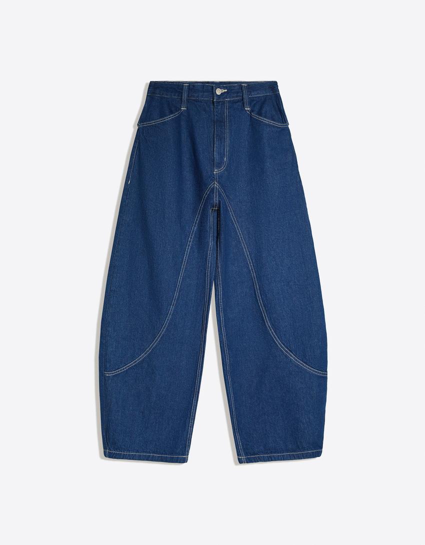 Baggy jeans-Navy