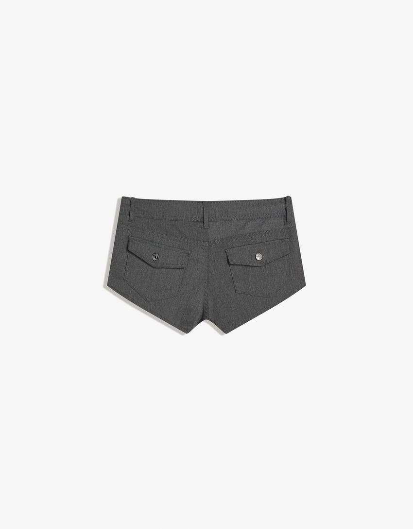 Elegáns minisort-Sötétszürke