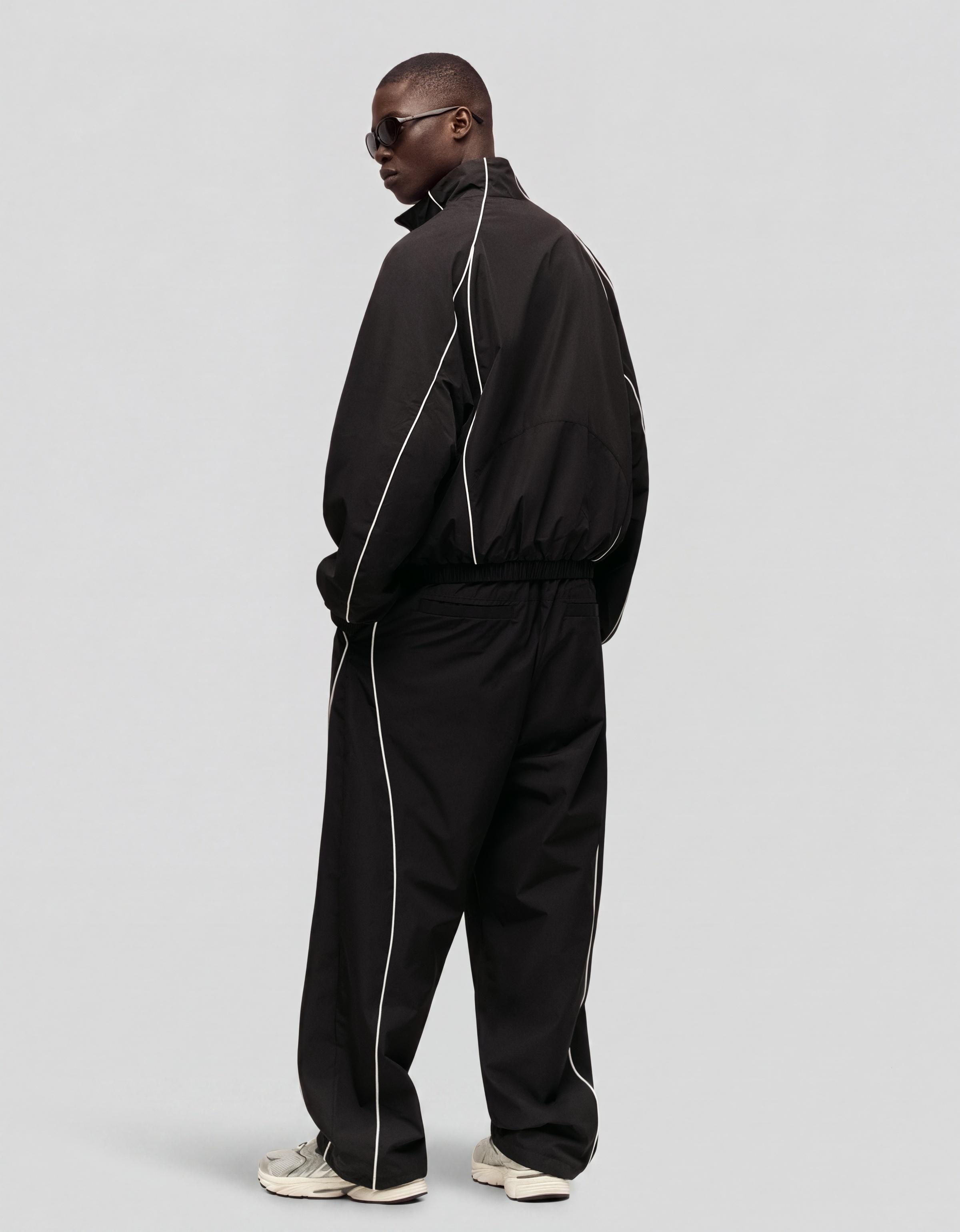 Technical baggy trousers — Black