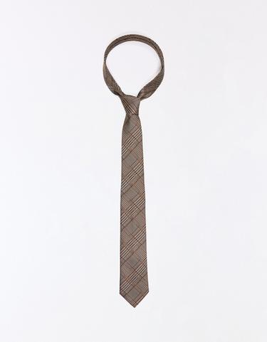 Check tie — Brown 3