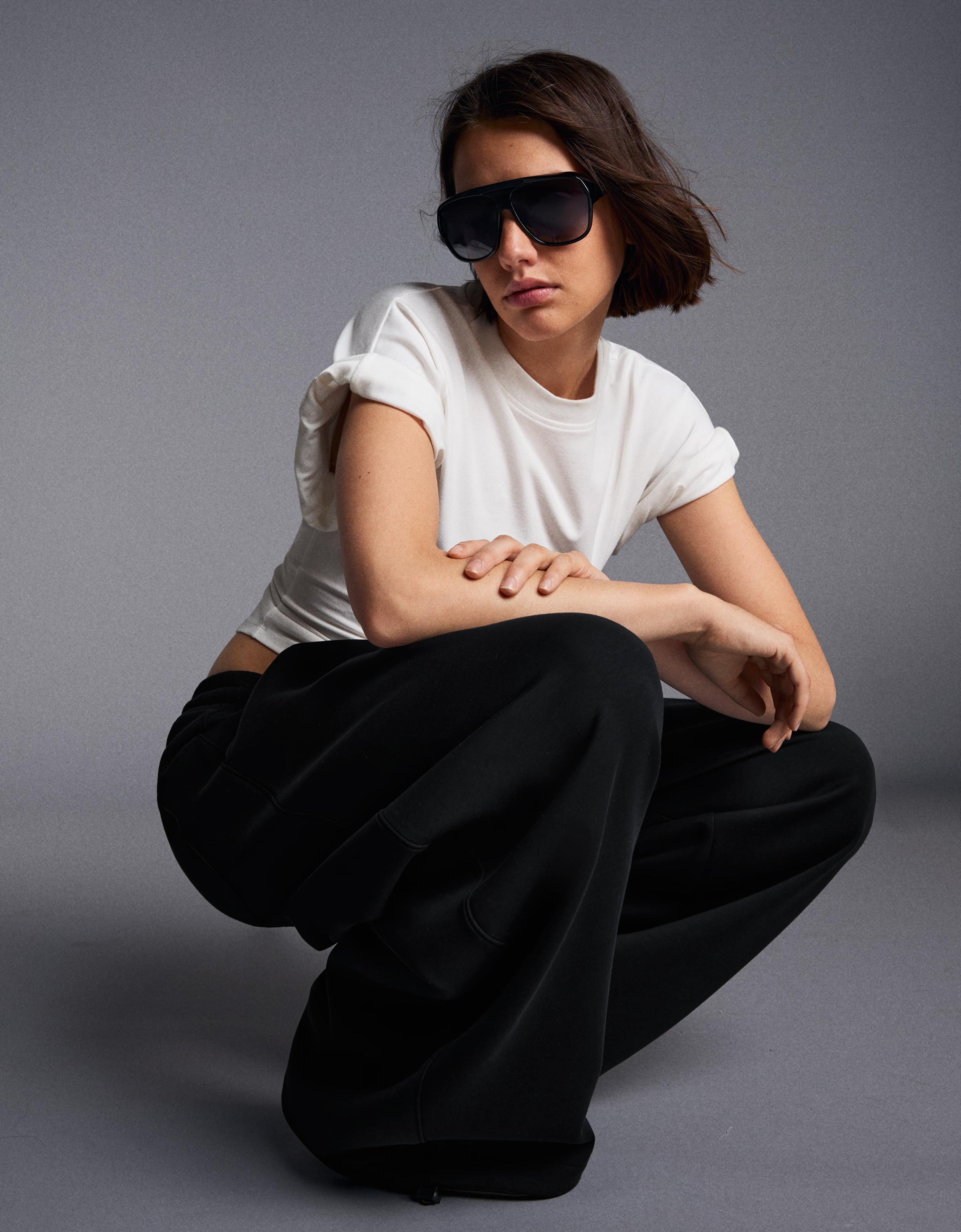 Barrel trousers — Black