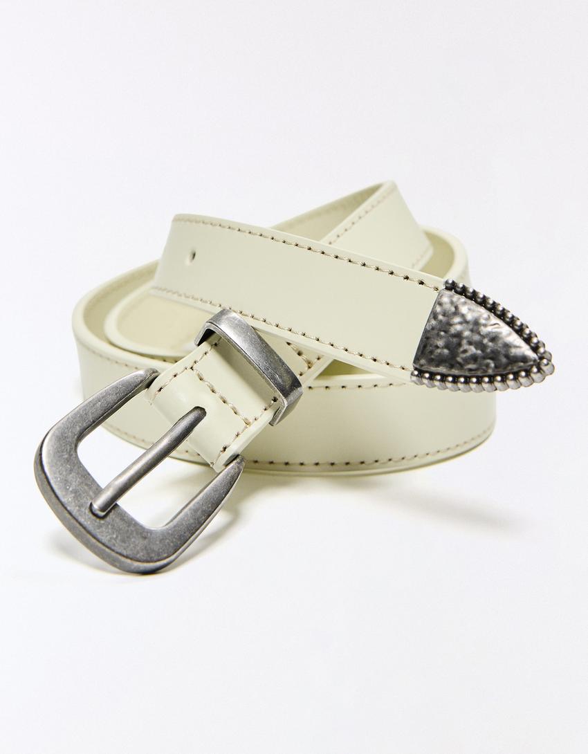 Kožni remen-Krem boja