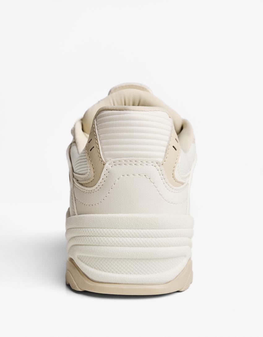 Chunky skate trainers-LEATHER