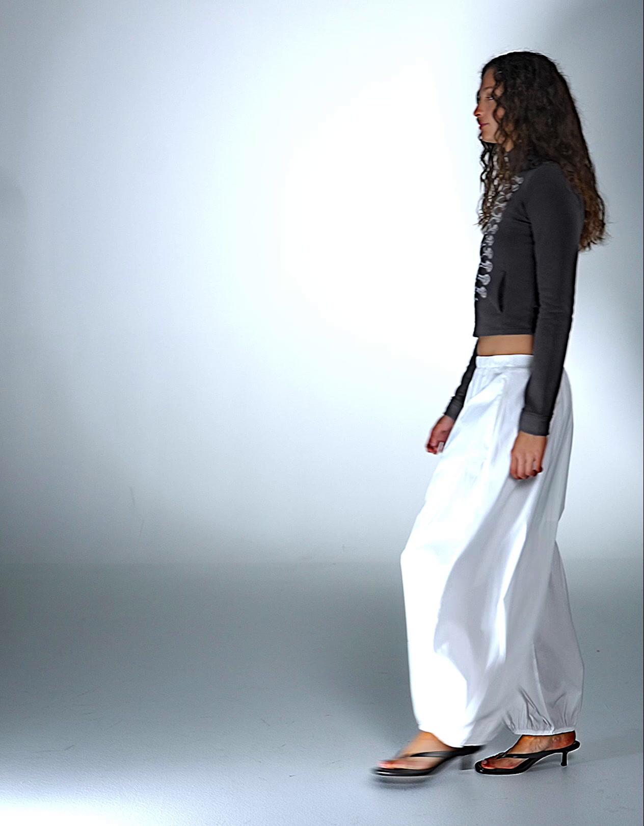 Dar kesim grafik desenli ceket - Görsel 17