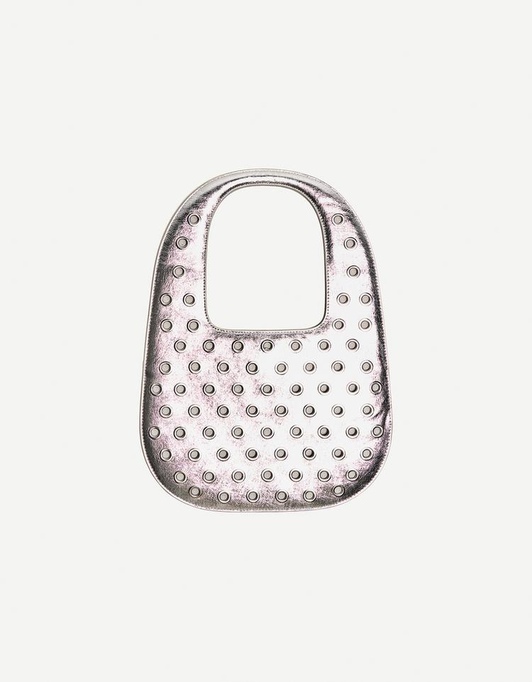 Mini bag with eyelets
