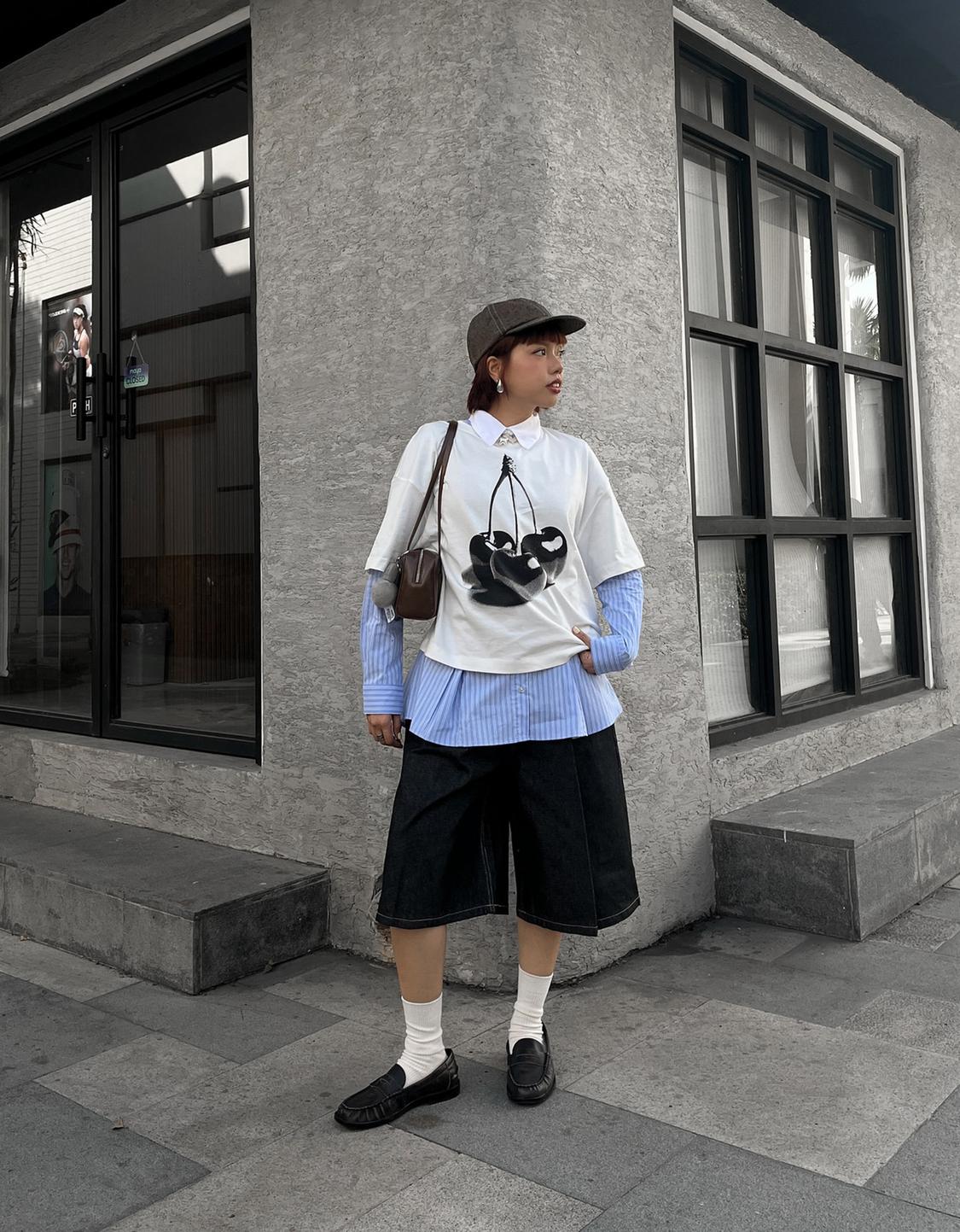Short sleeve T-shirt with print