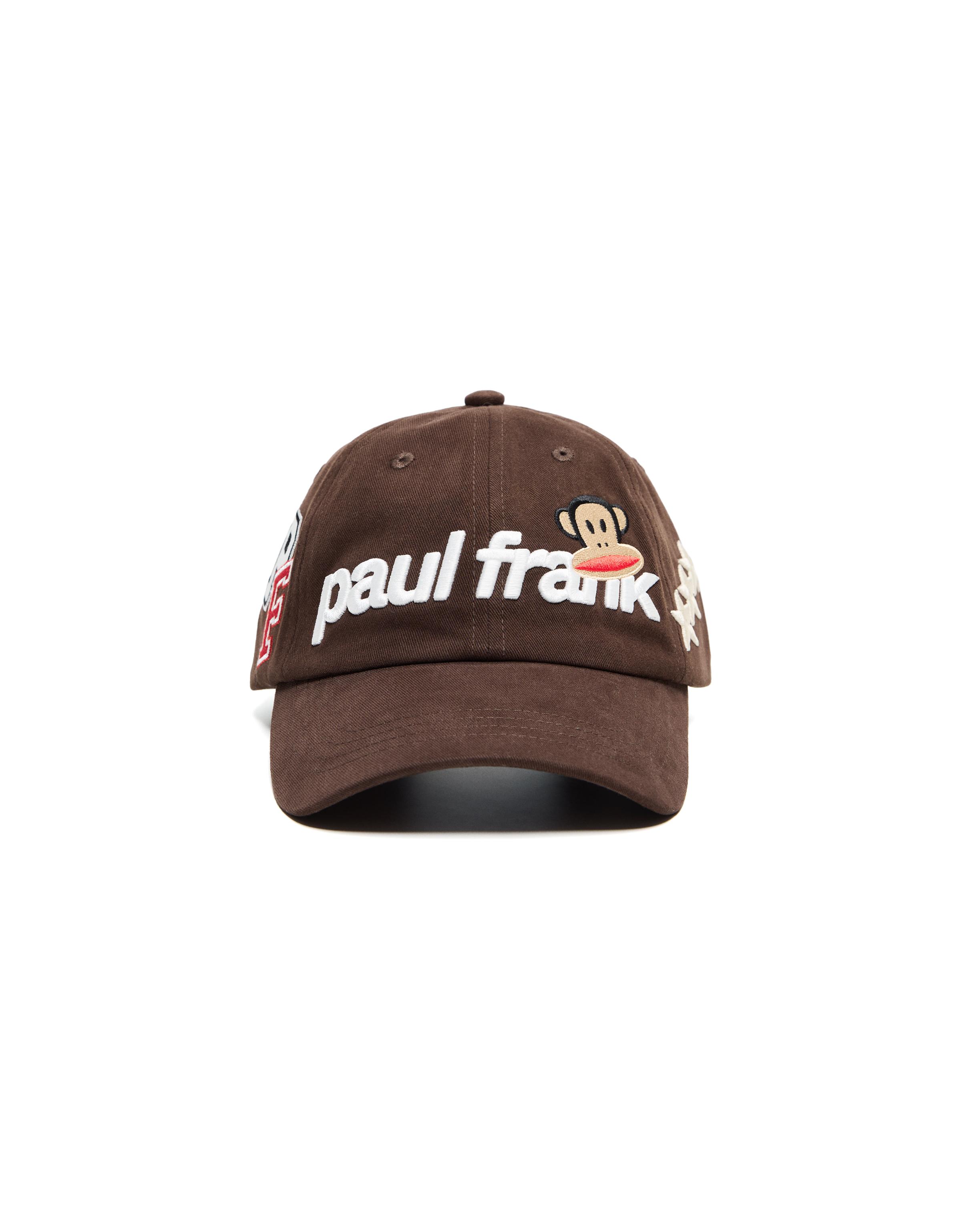 PAUL FRANK embroidered cap — Brown
