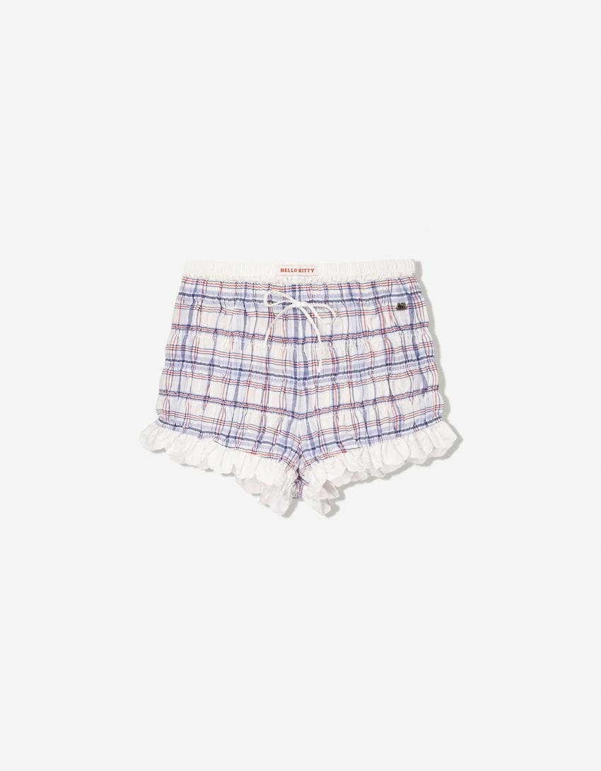 Hello Kitty top and shorts set-Blue-3