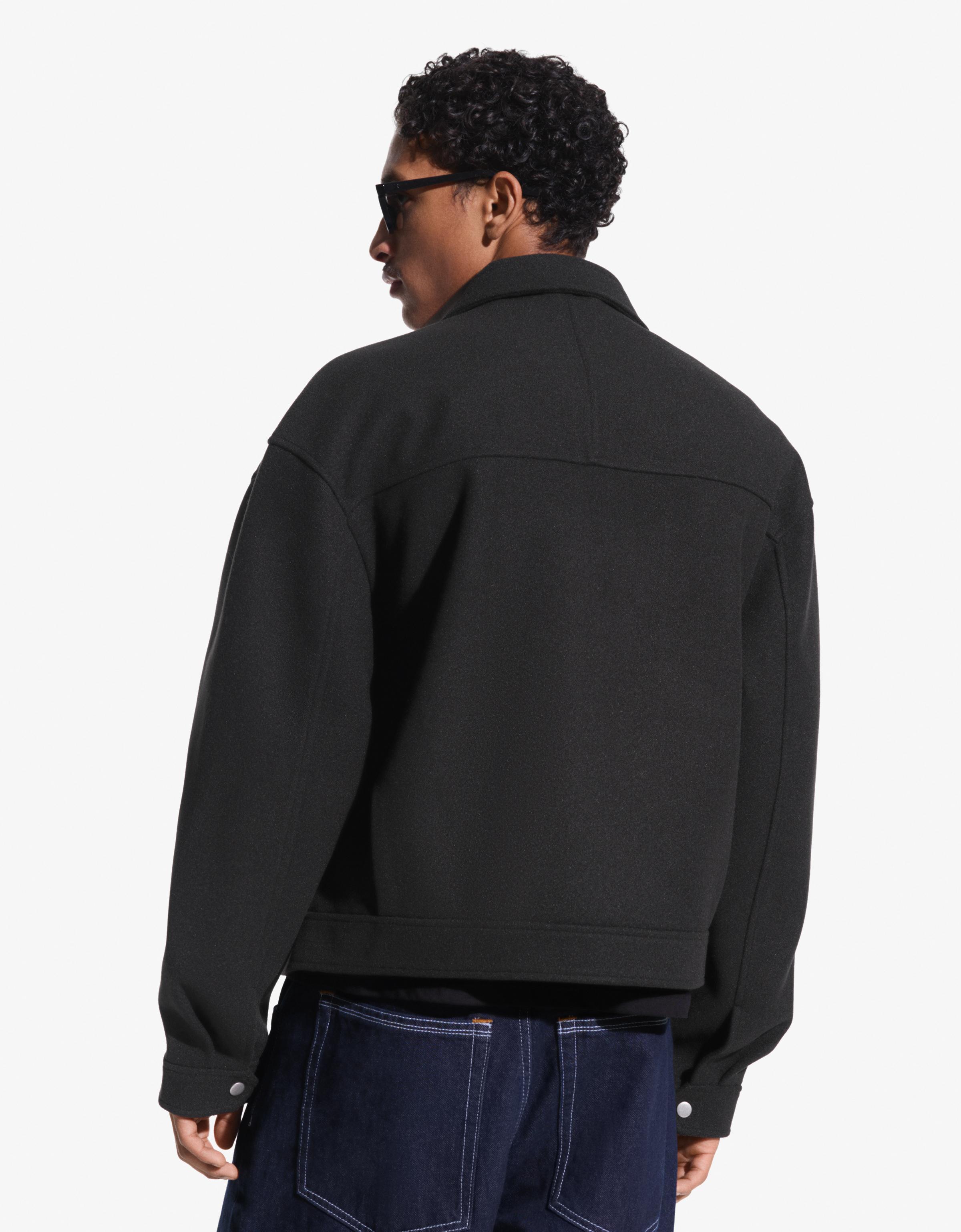 Fermuarlı kumaş ceket - Görsel 3