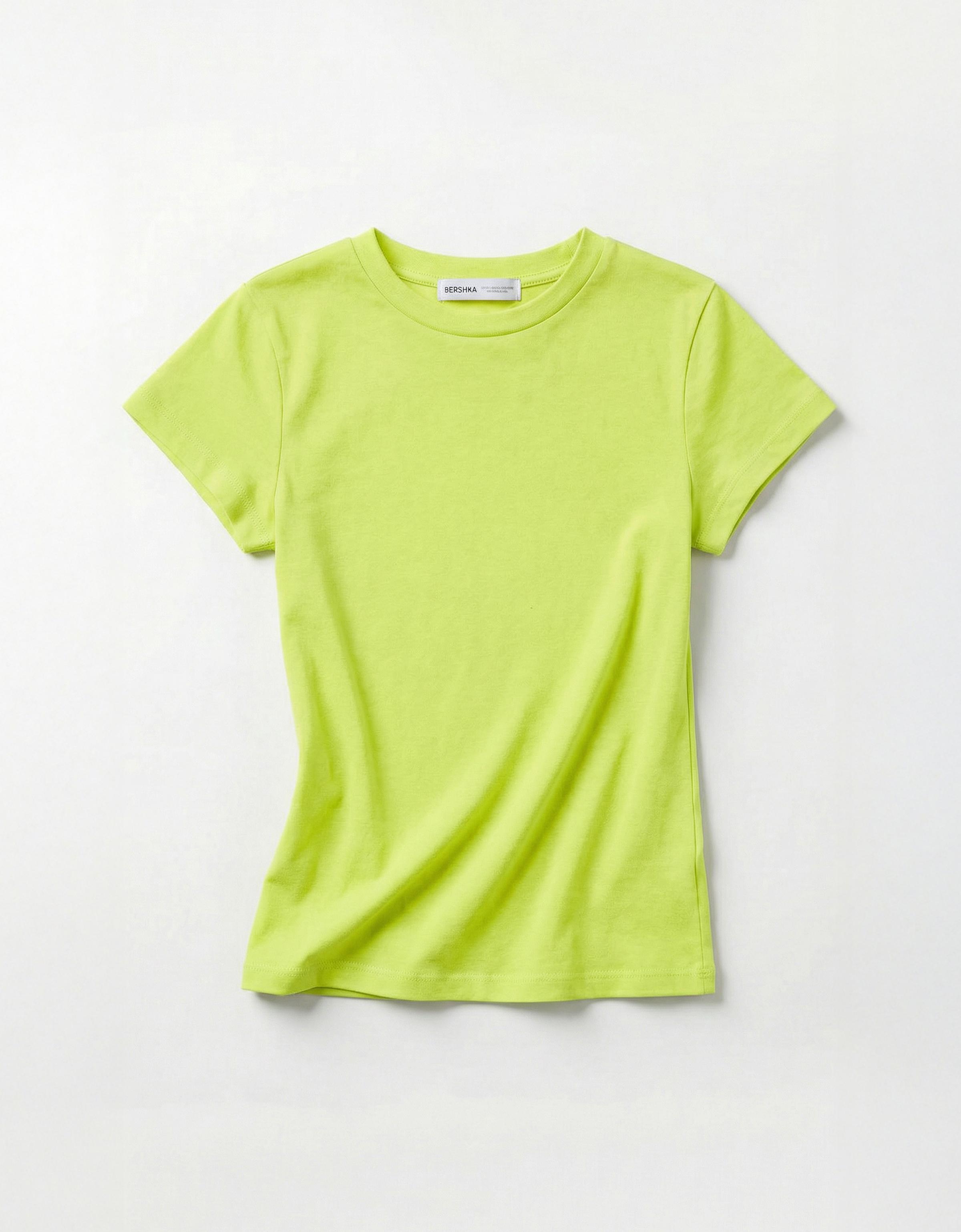 Kısa kollu bisiklet yaka tişört - Görsel 5