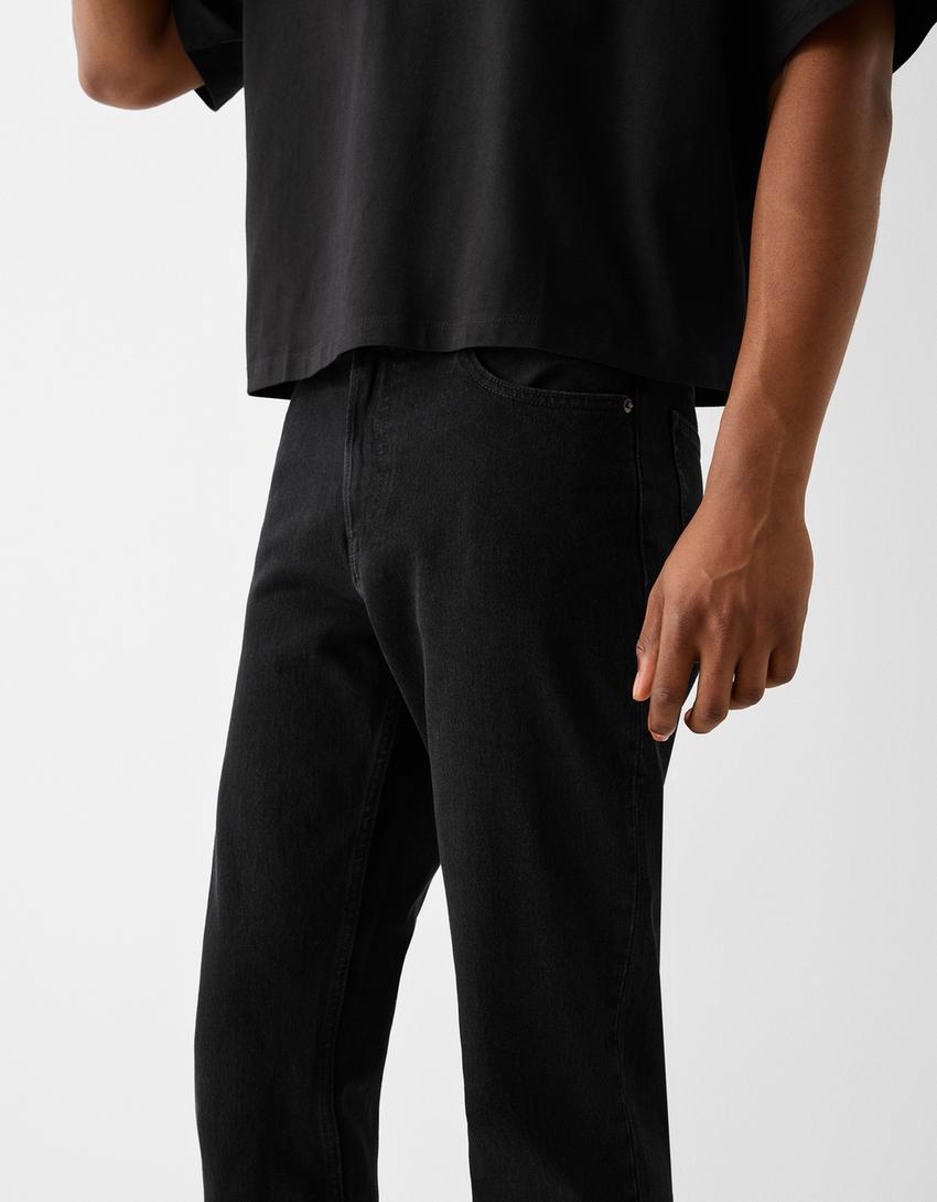 Slim fit jeans-Black-3