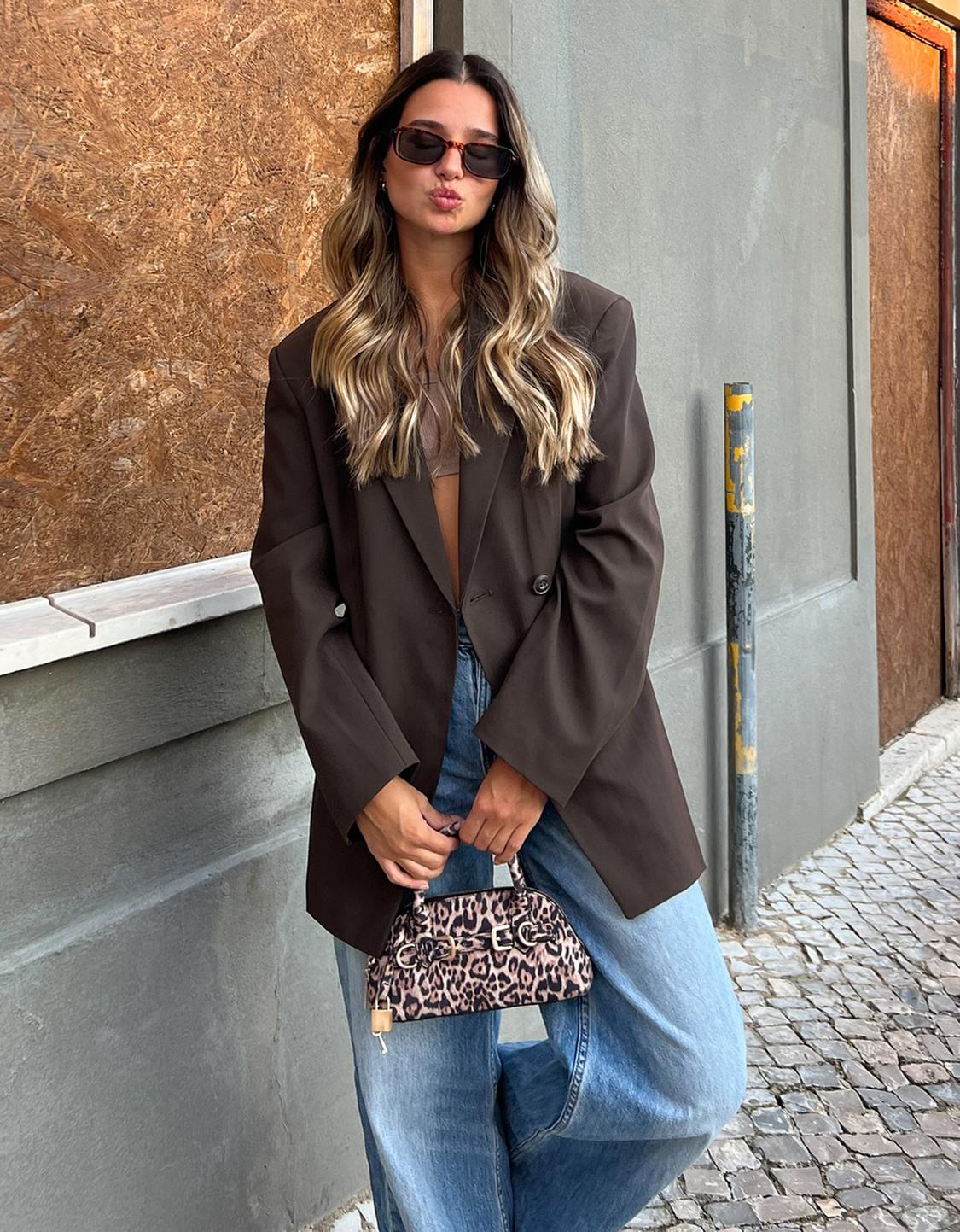 Faux leather mini bag