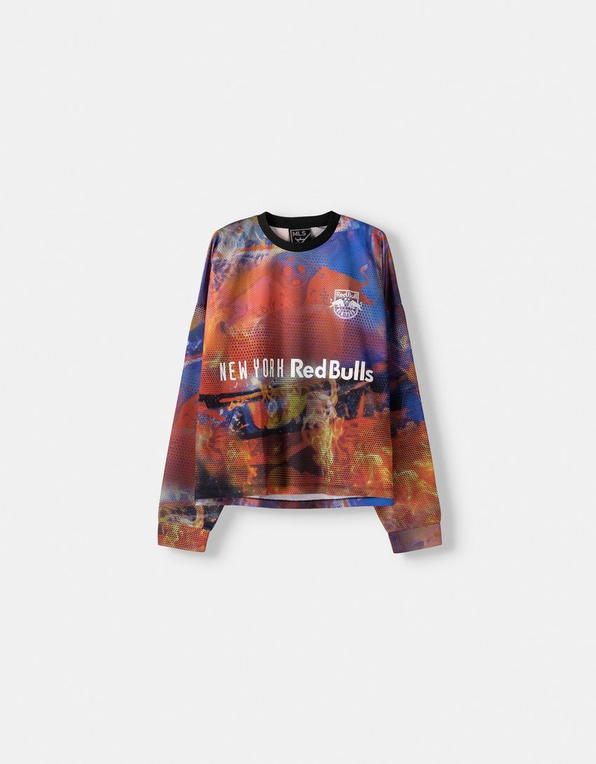 New York Red Bulls T-shirt and Bermuda shorts set-Orange