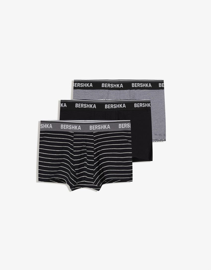 Pack of 3 boxers-Black