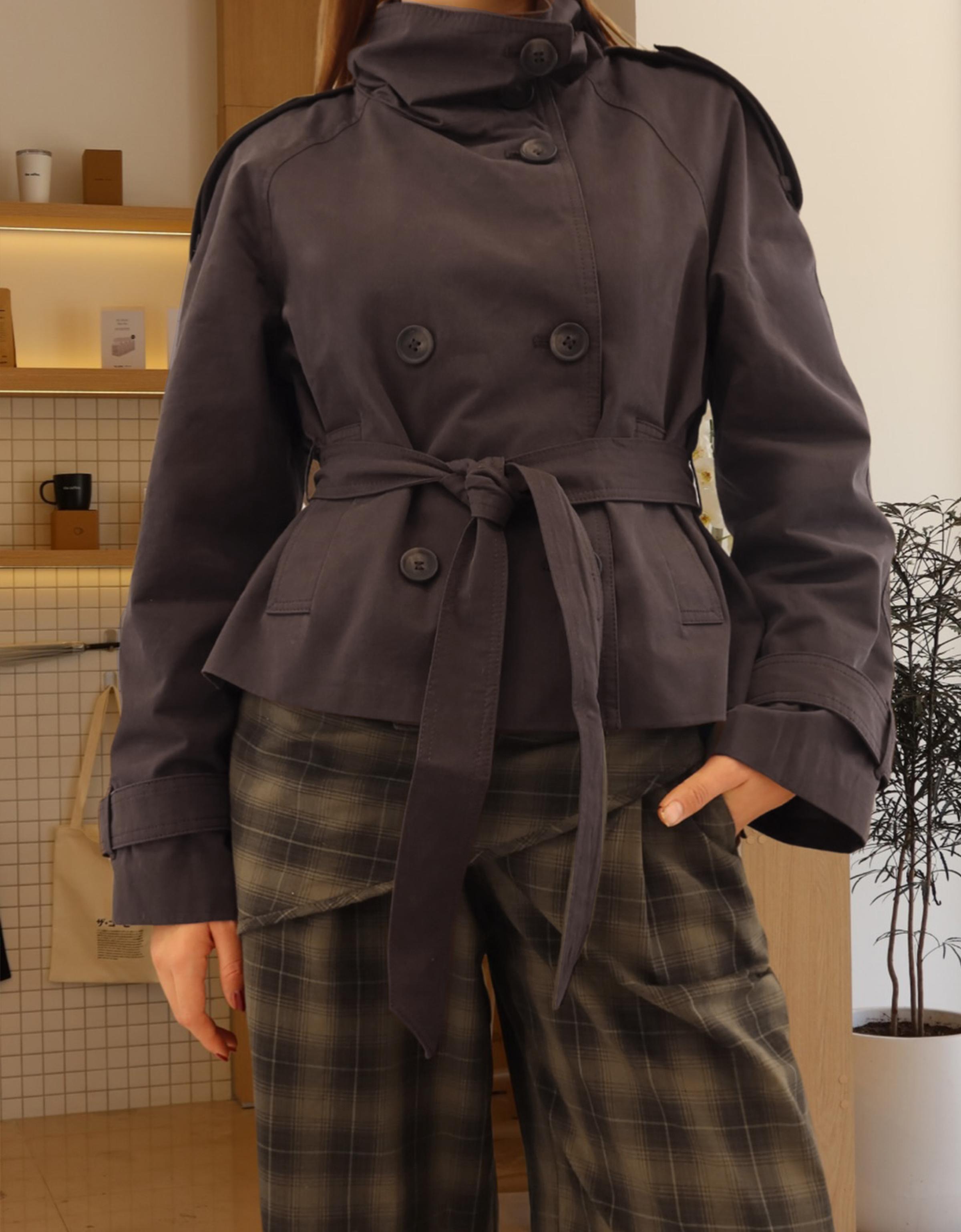 Paçası fularlı tailored fit pantolon - Görsel 66