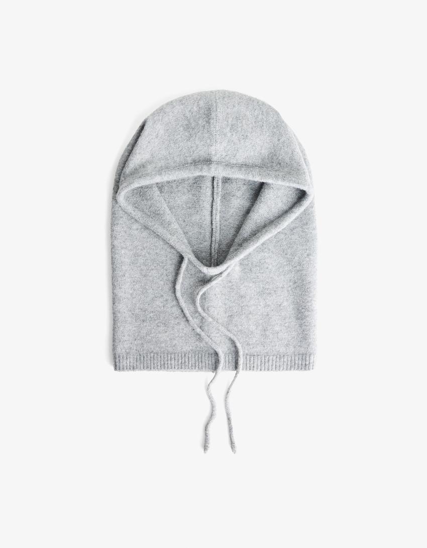 Balaclava punto-Gris