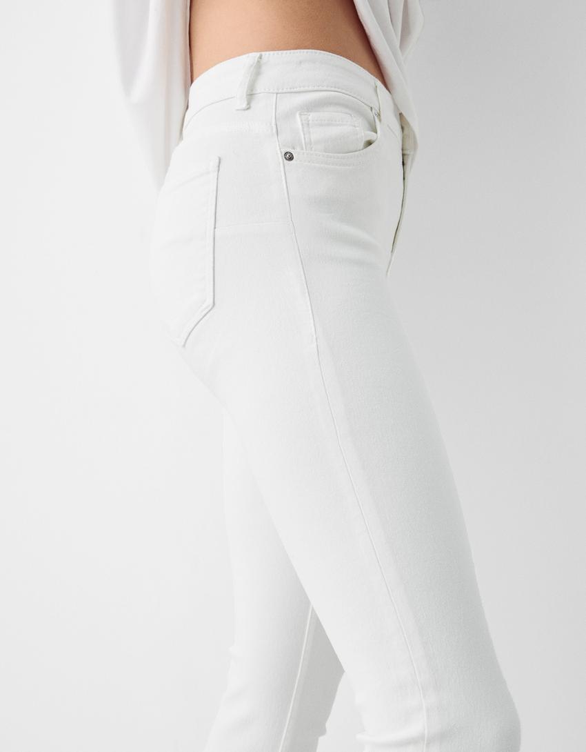 Jean skinny push up-Blanc-3