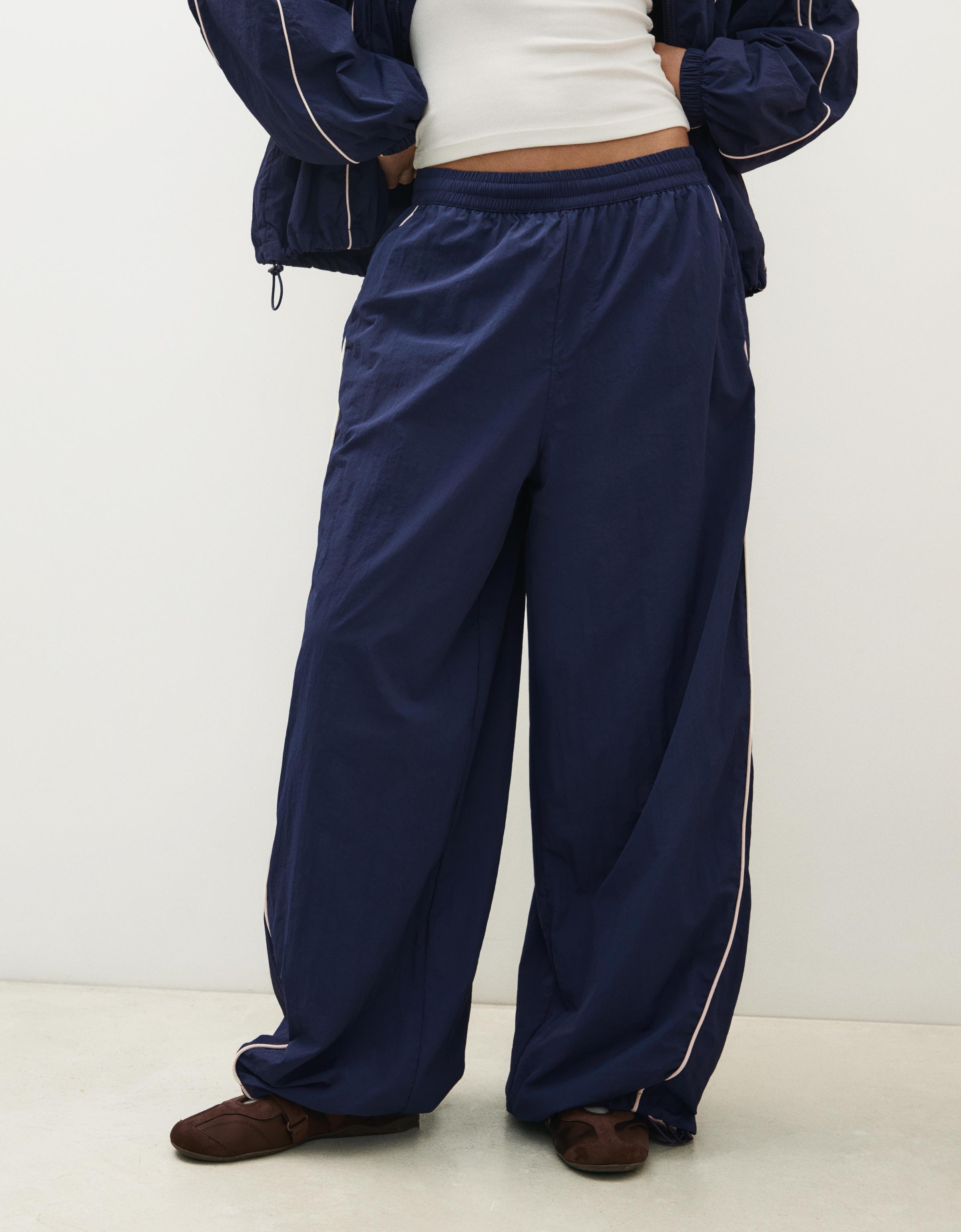 Contrast lightweight jacket — Navy