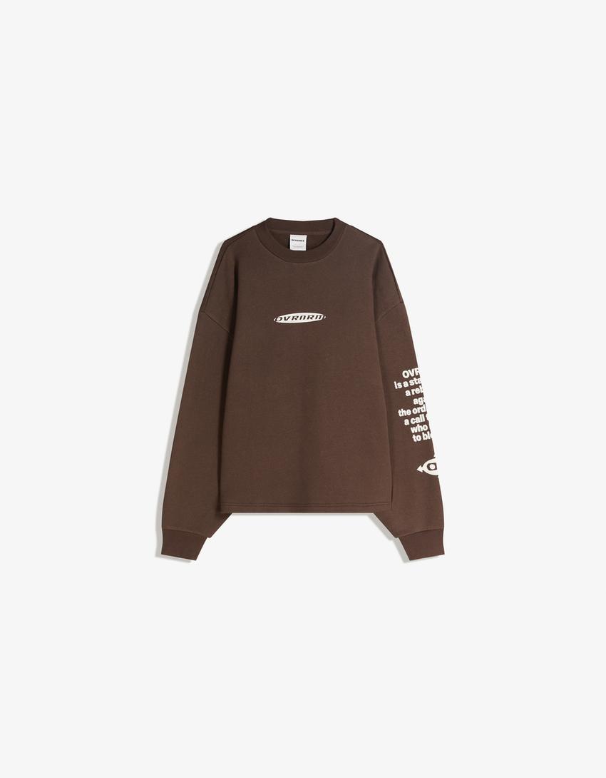 Weekend Muted — Oversized printed sweatshirt