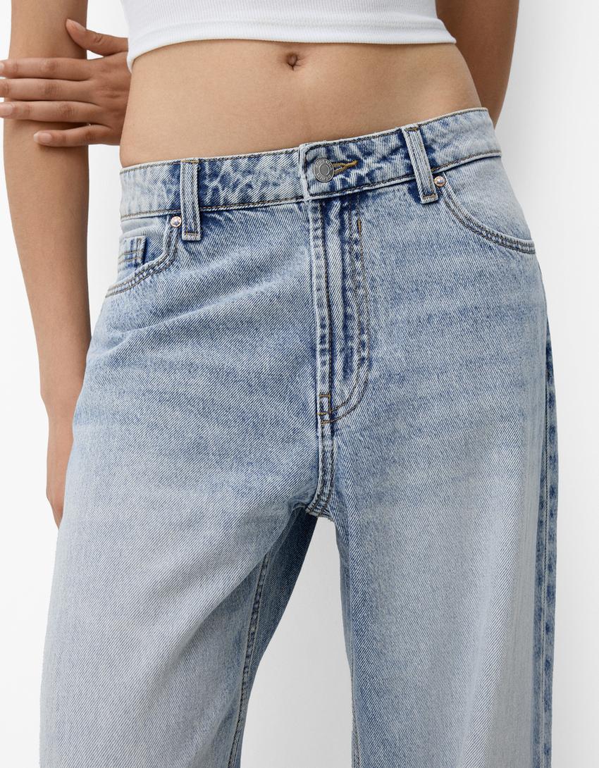 Baggy jeans-Lichtblauw
