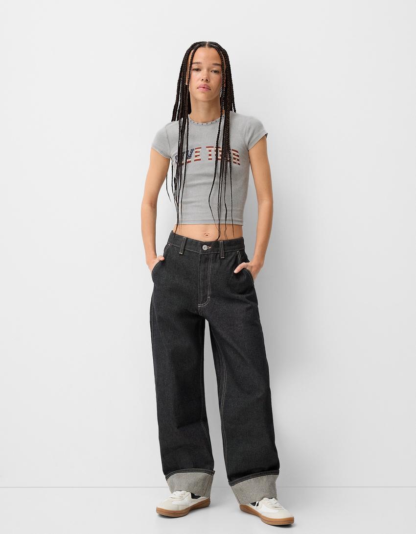 Camiseta Retro Camisetas De Tirantes Basicas Zara Zara Argentina