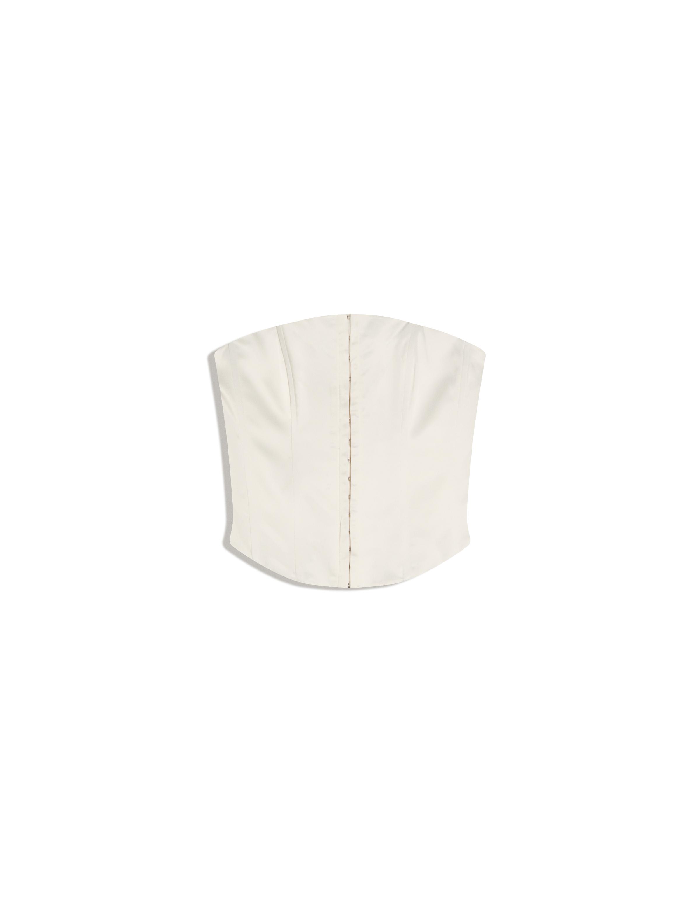 Sateen bustier top