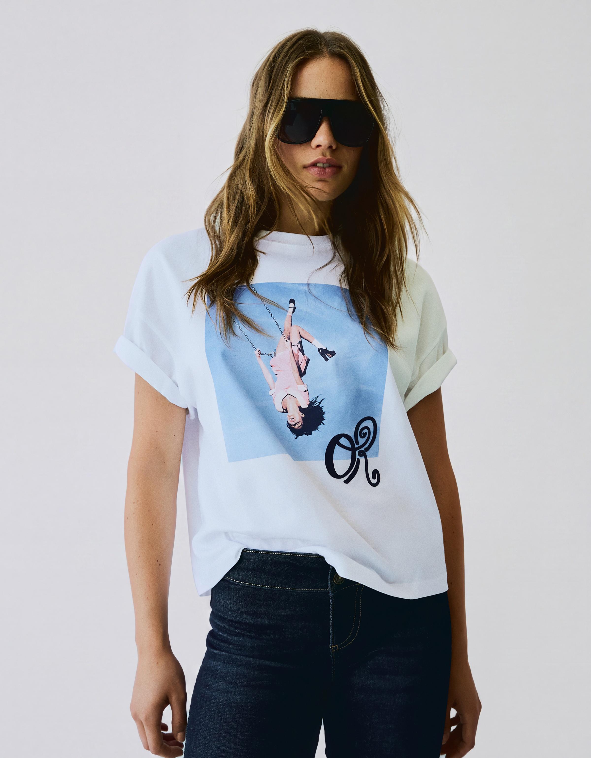 OLIVIA RODRIGO oversize T-shirt — Off white