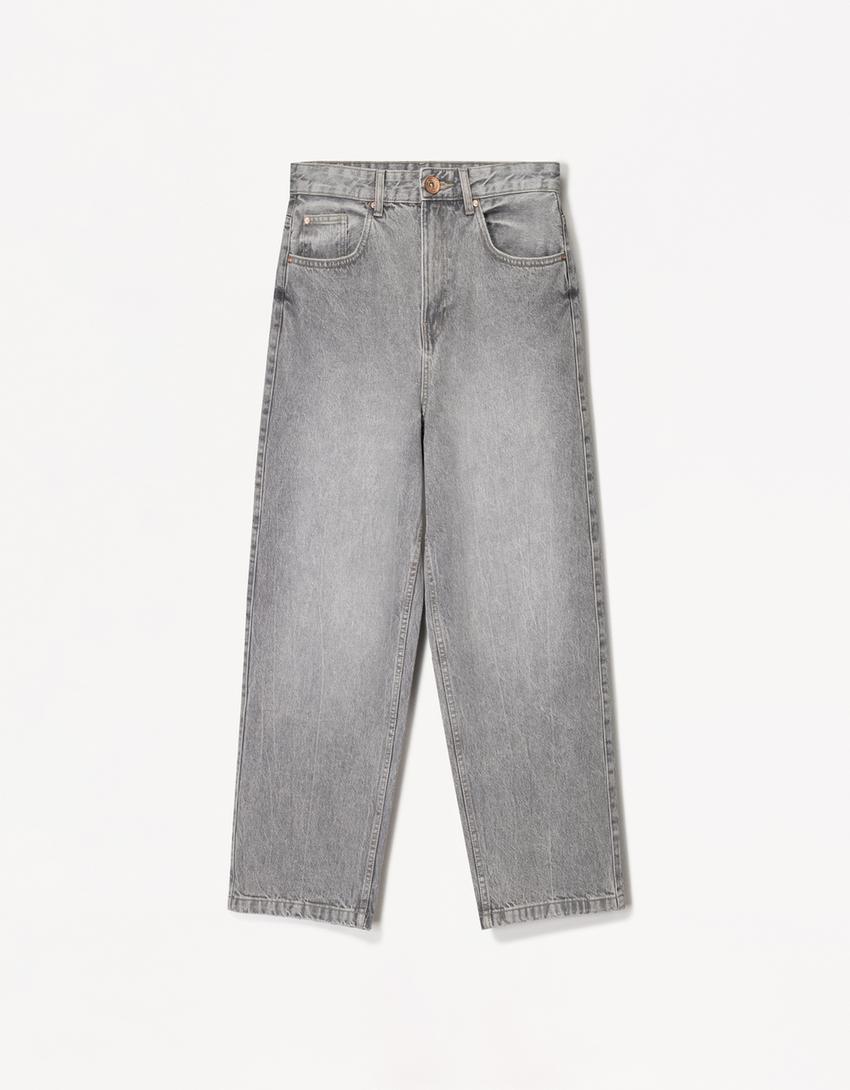 Baggy jeans - Loose fit-Grå-3