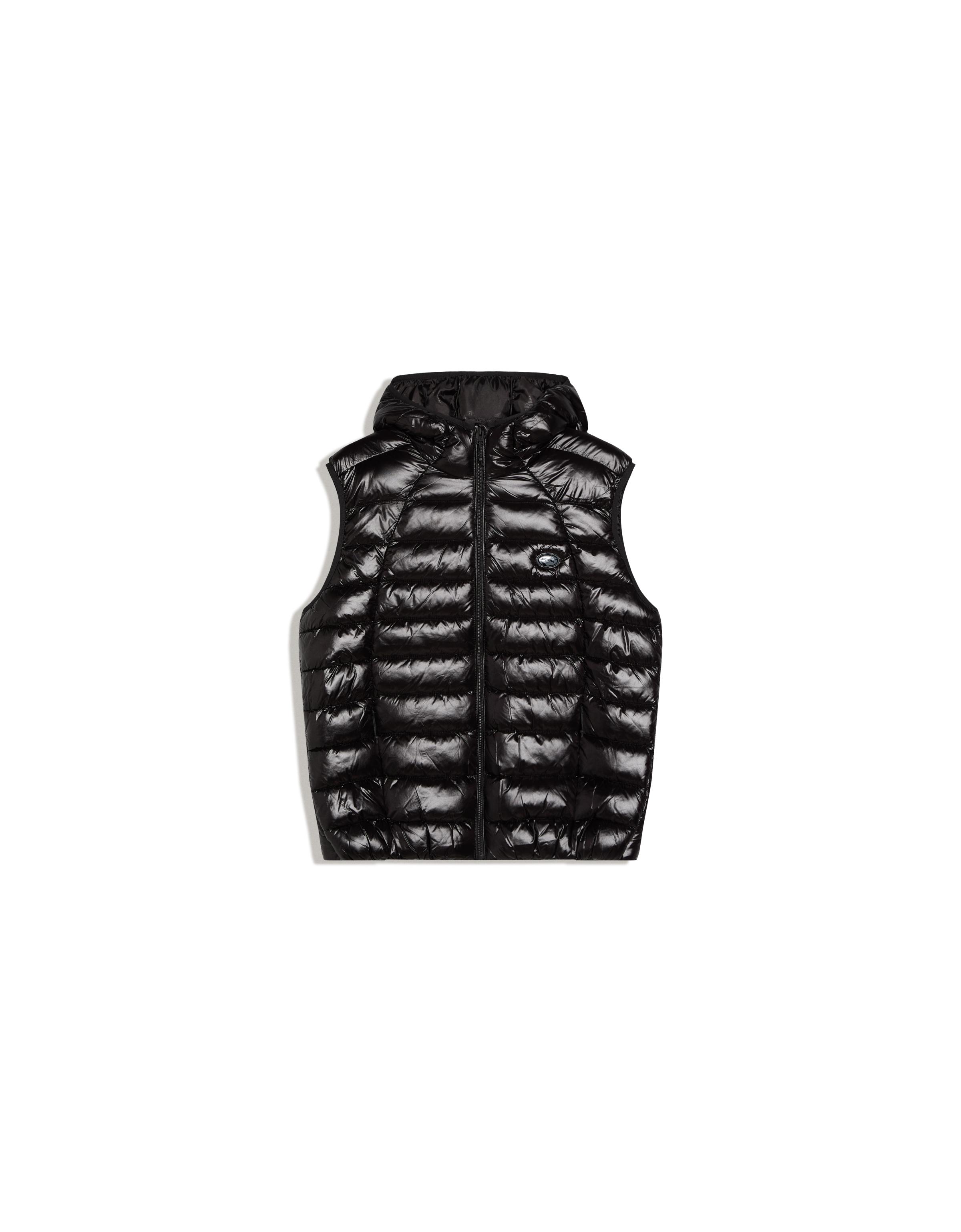 Ultralight quilted gilet — Black