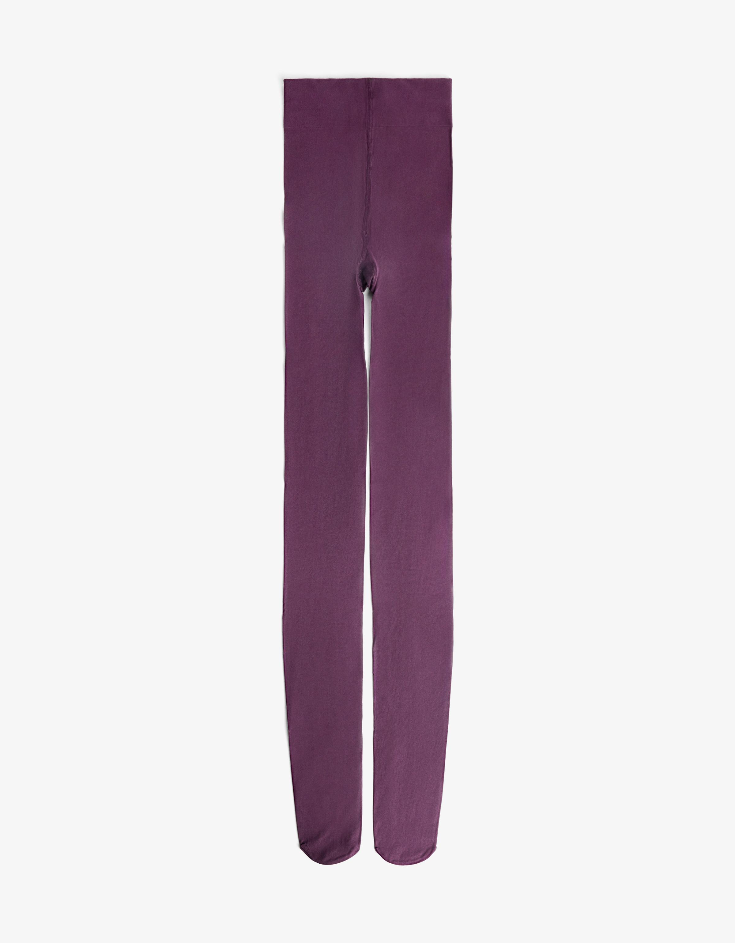 Bershka Strumpfhose Damen M Violett