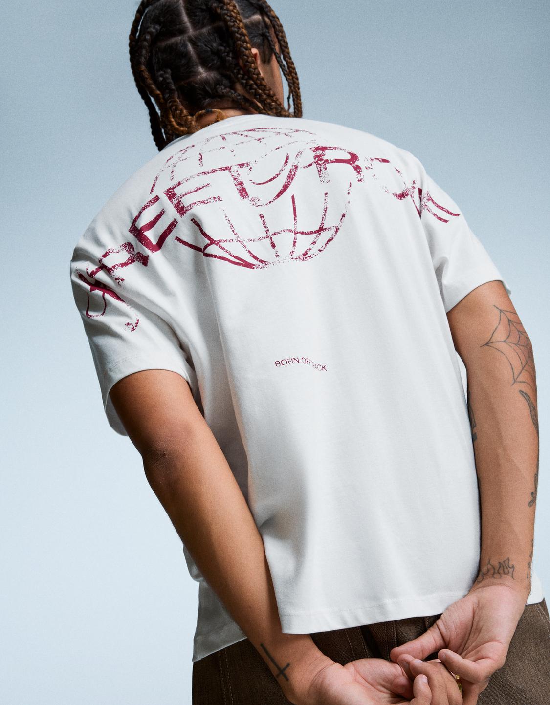Short sleeve T-shirt with print