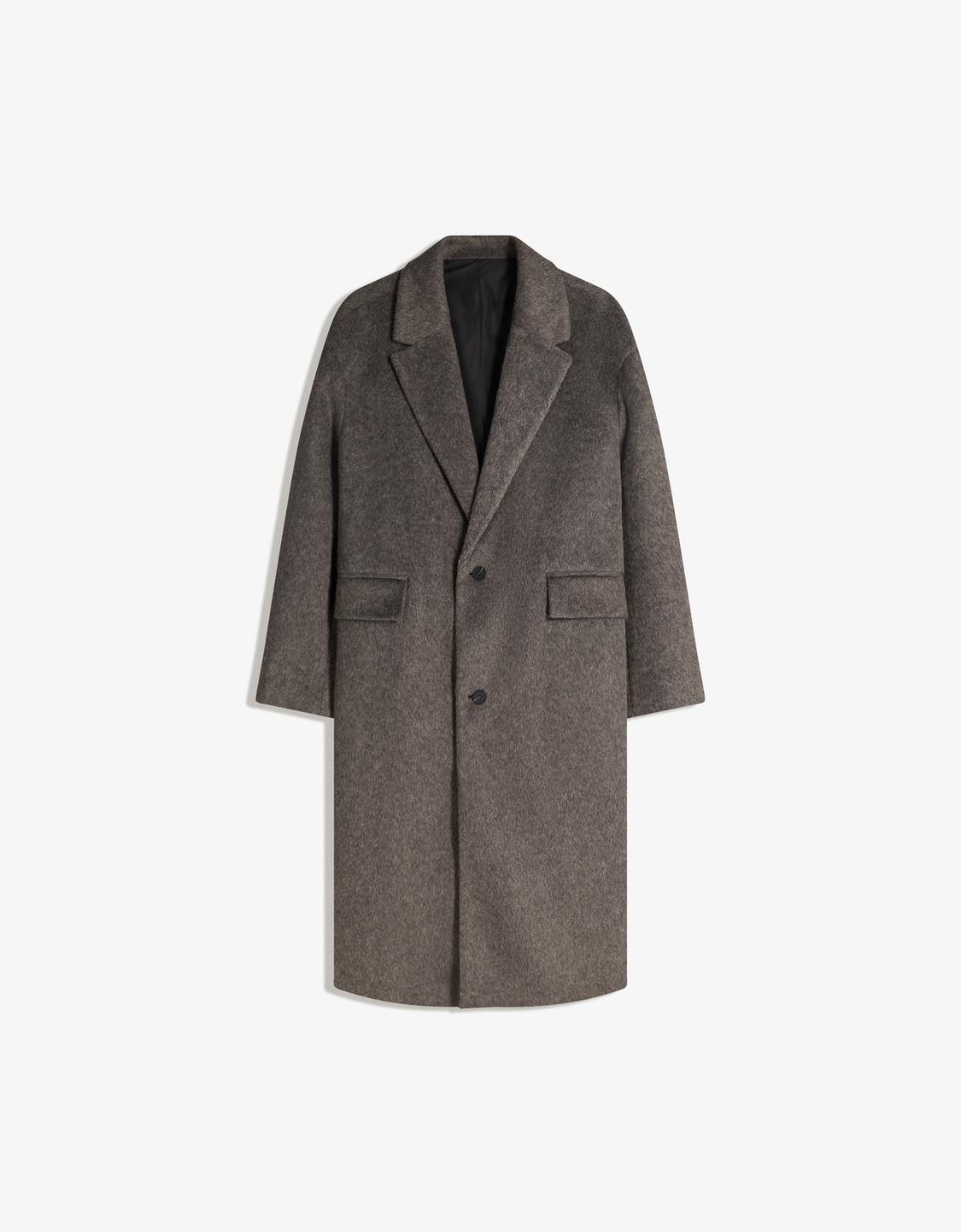 Abrigo efecto cepillado