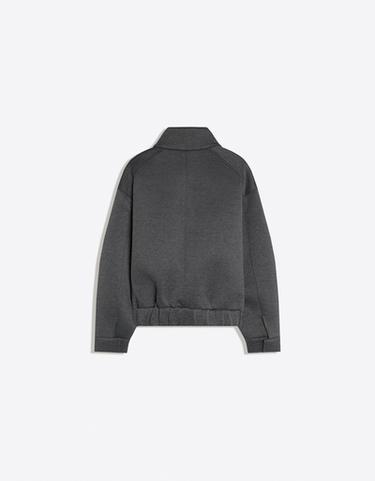Technical high neck jacket — Grey 6