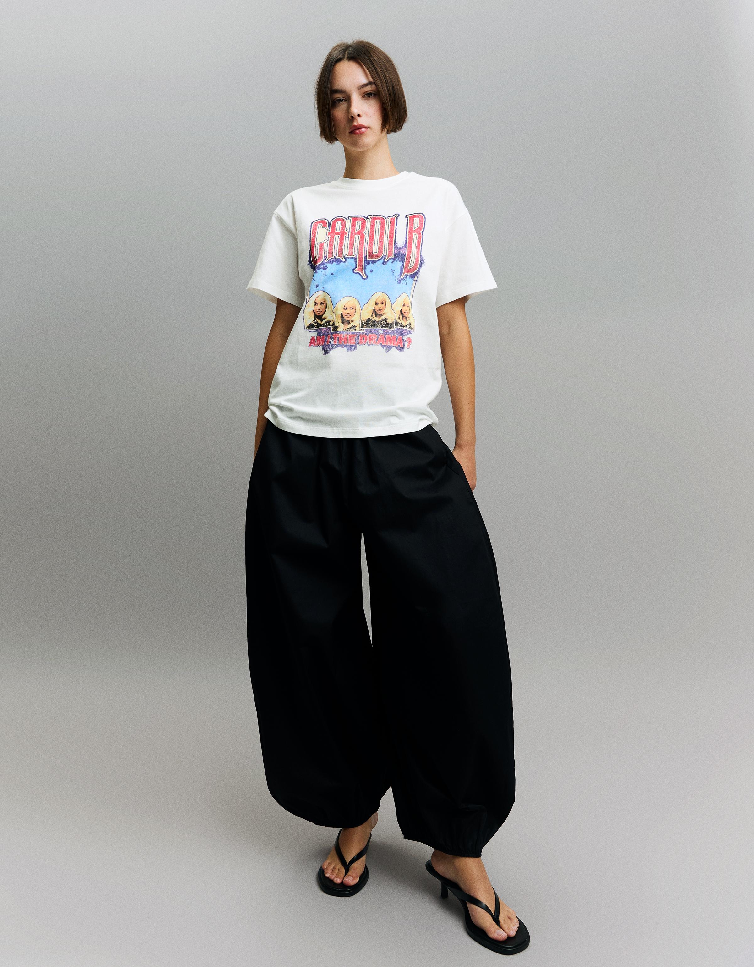 Cardi B. short sleeve print T-shirt