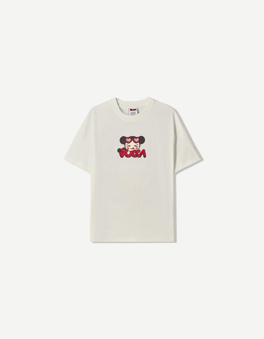 Camiseta Pucca manga corta-Blanco-0