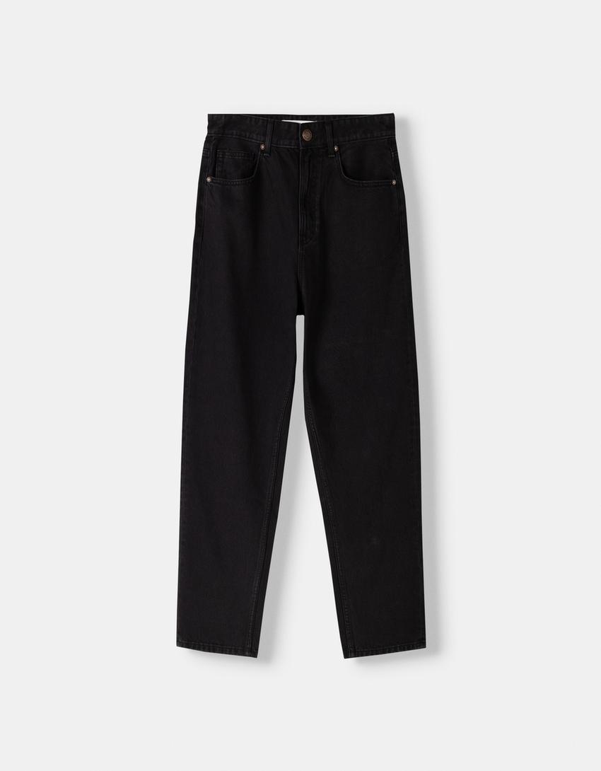 Loose fit jeans-Black-5