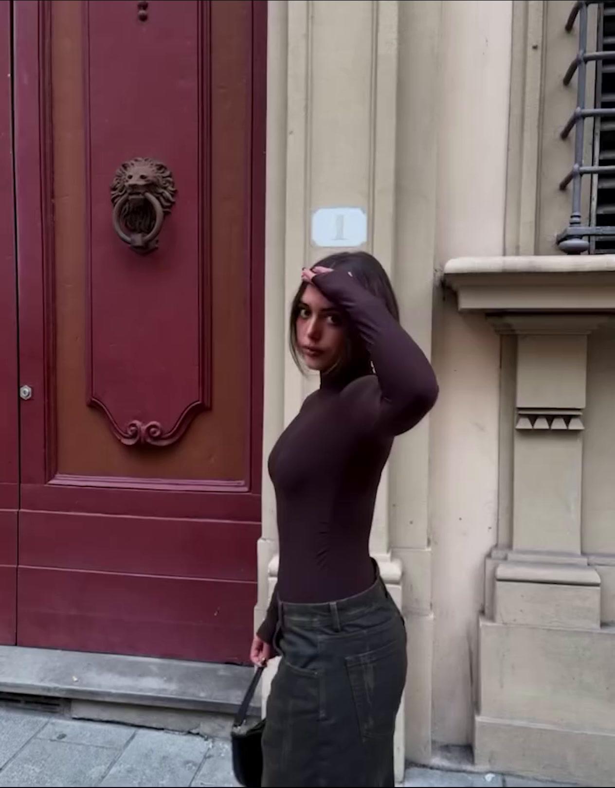 Uzun kollu boğazlı body - Görsel 59