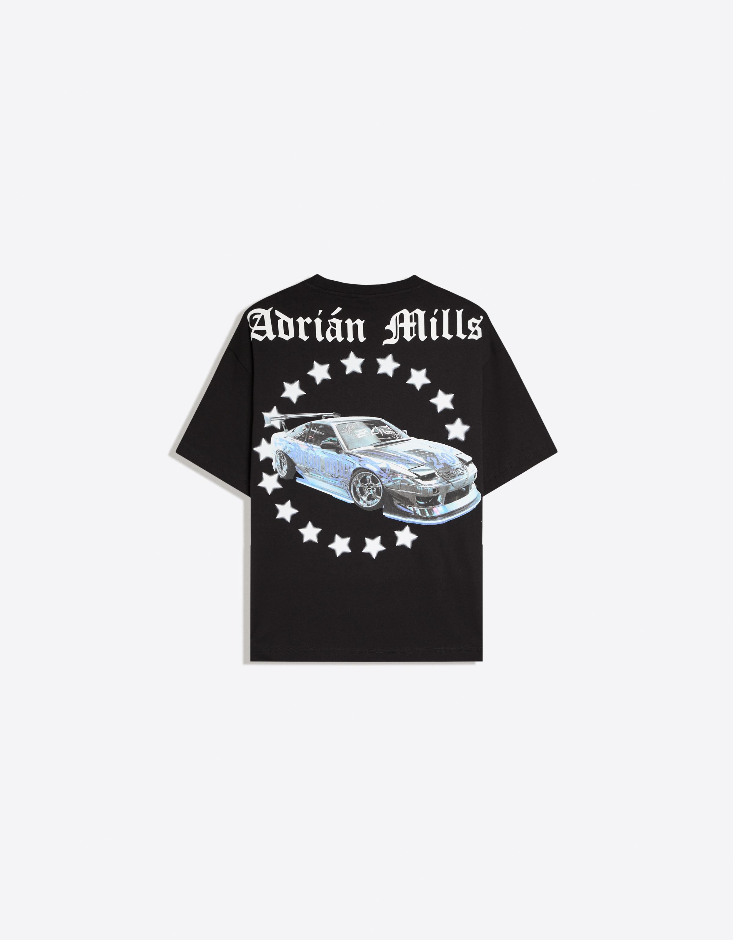 ADRIÁN MILLS short sleeve T-shirt — Black