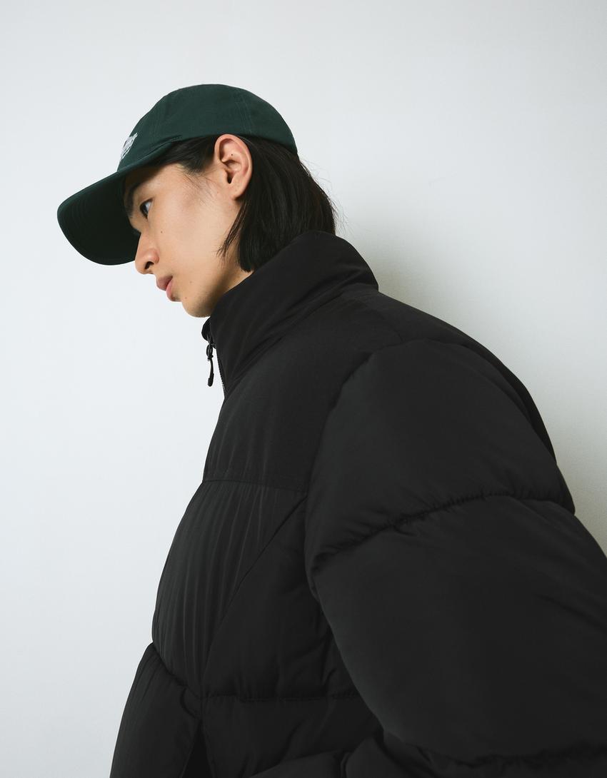 Cazadora puffy técnica-Negro