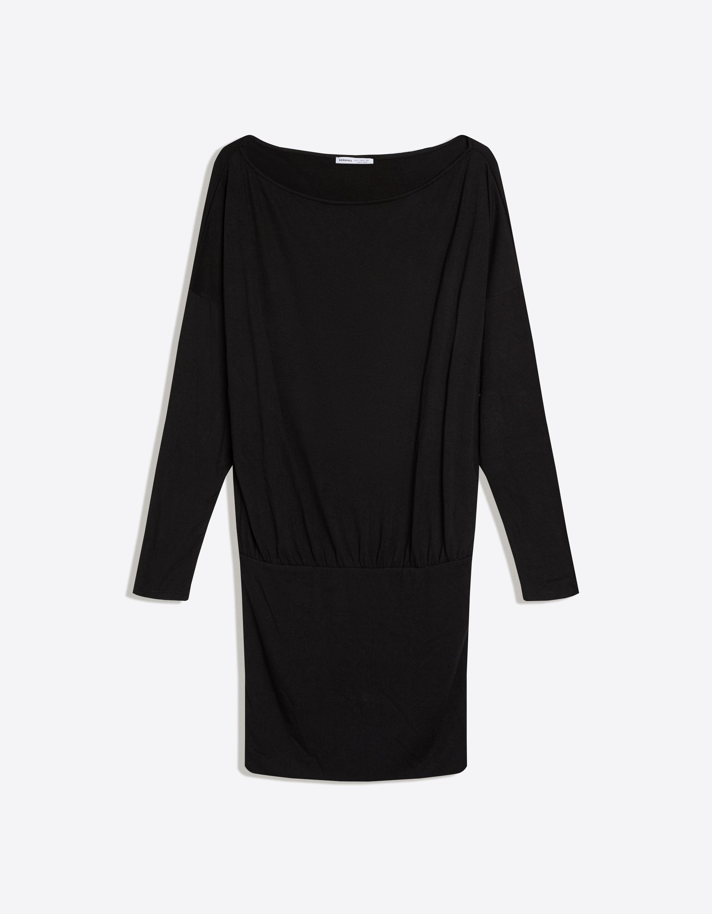 Uzun kollu dar etekli mini elbise - Görsel 3