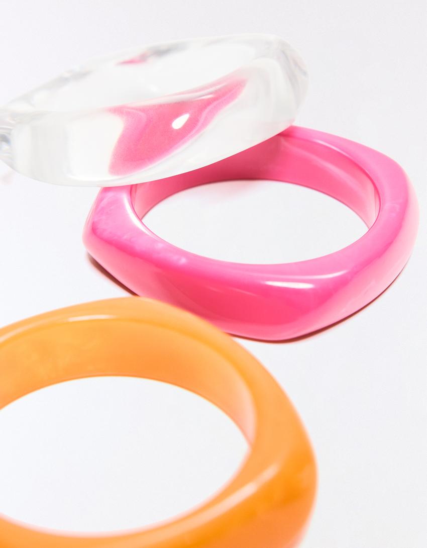 Set gelang resin-Oranye