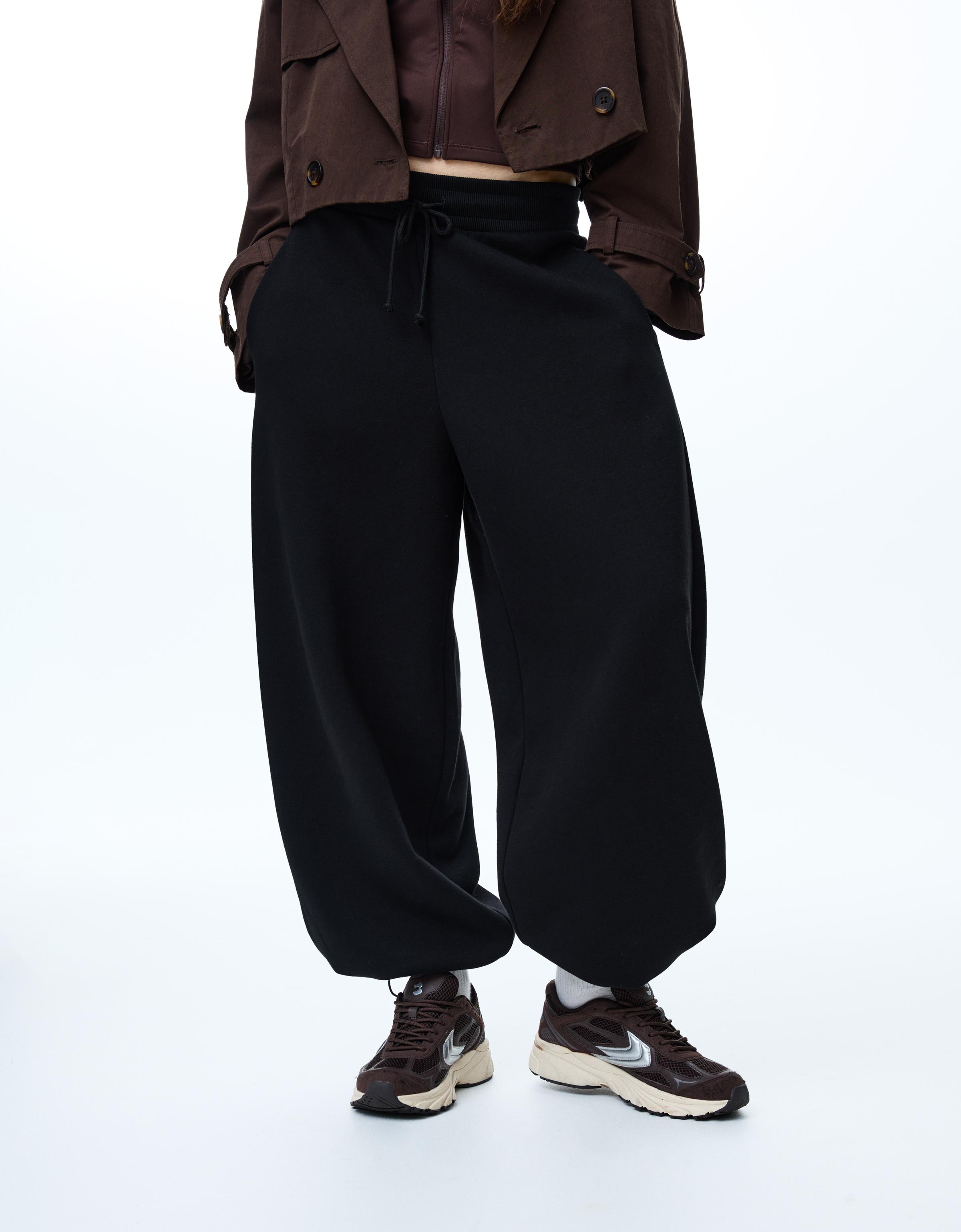 Stoperli barrel fit şardonlu pantolon - Görsel 165