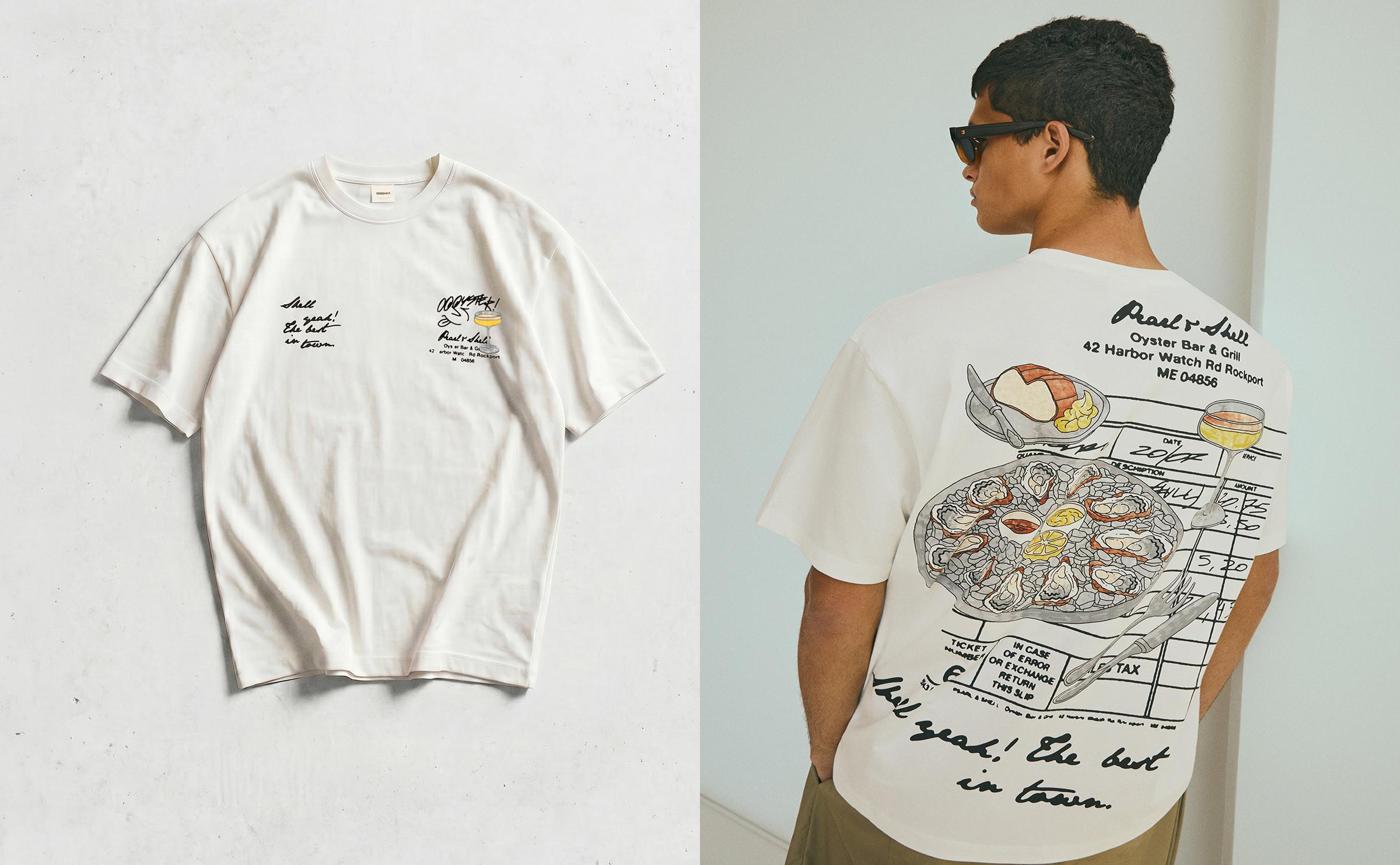 Relaxed fit printed T-shirt — Off white