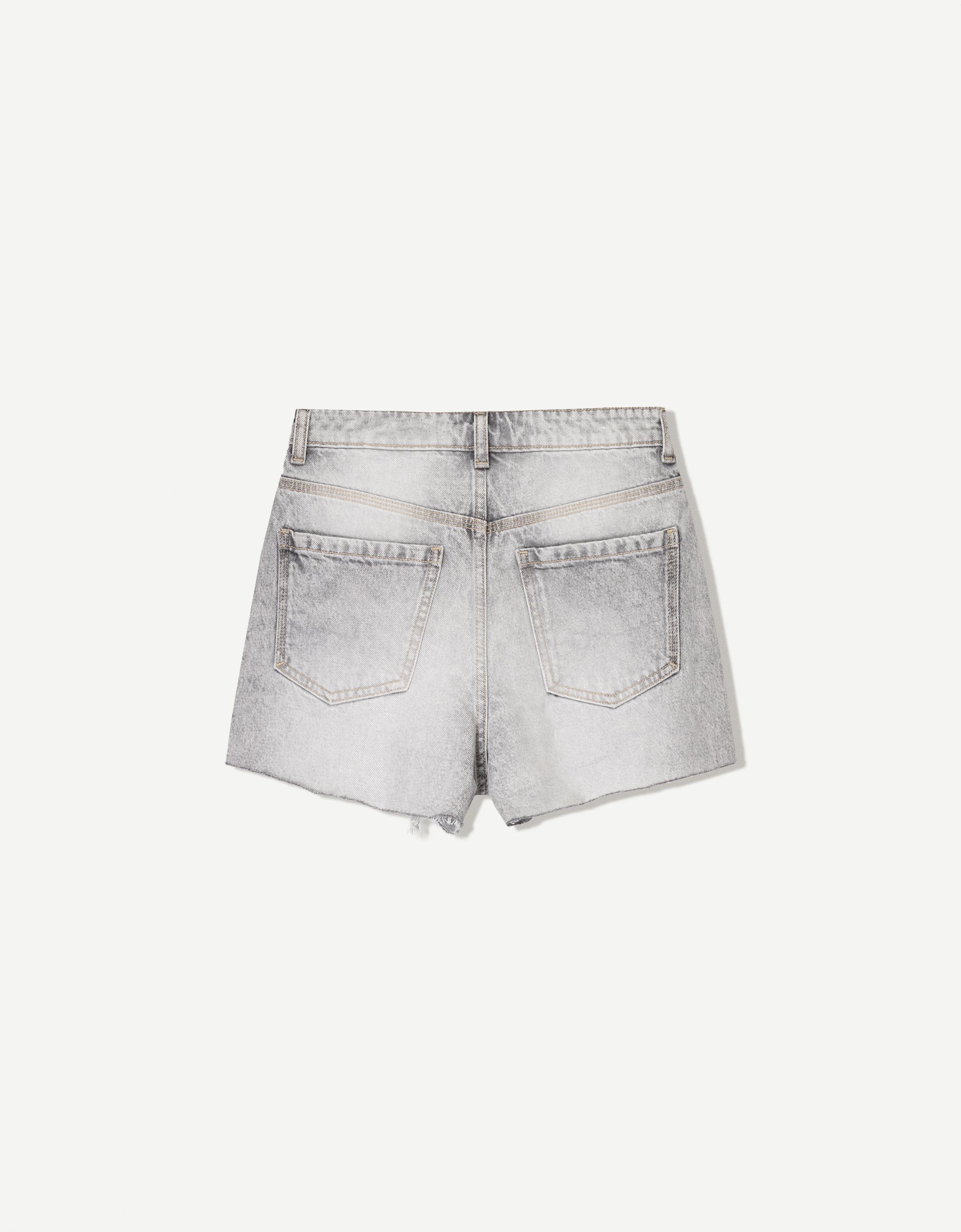 Ripped denim shorts - Skirts and Shorts - BSK Teen | Bershka
