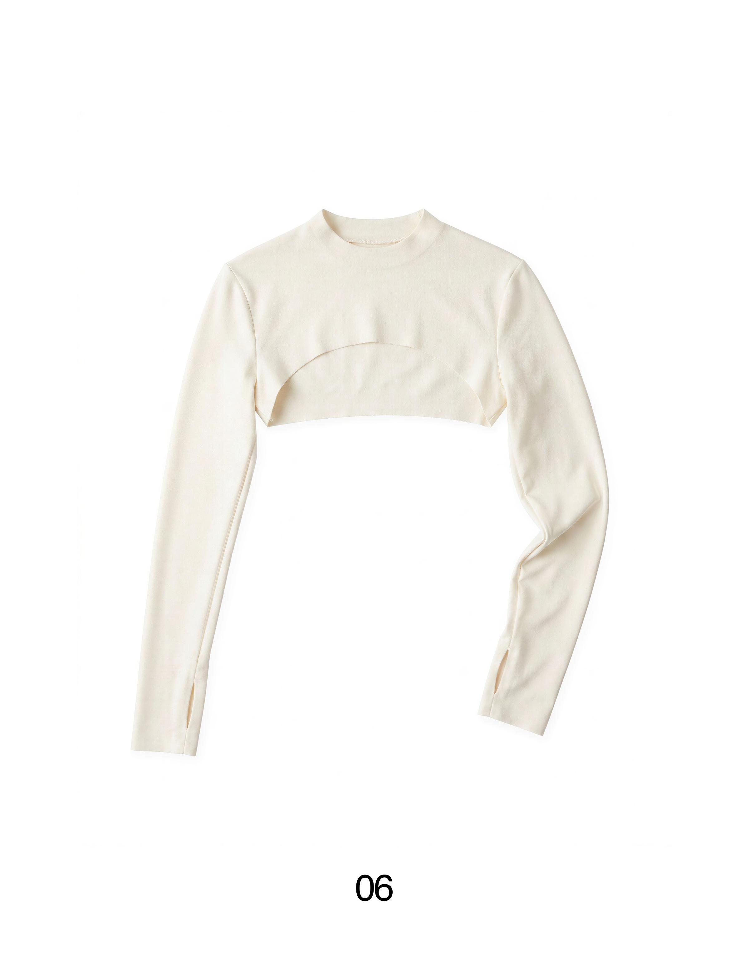 Technical fabric long sleeve bolero, Breathable & Quick Dry — Oats