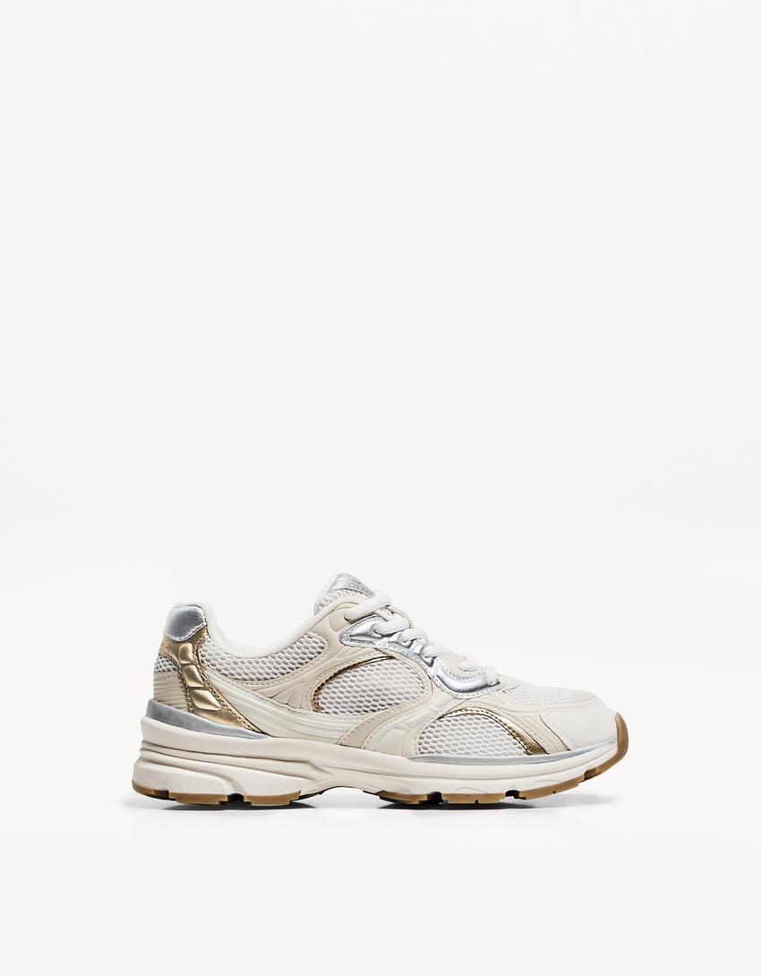 Pantofi sport cu elemente multiple-Combinație